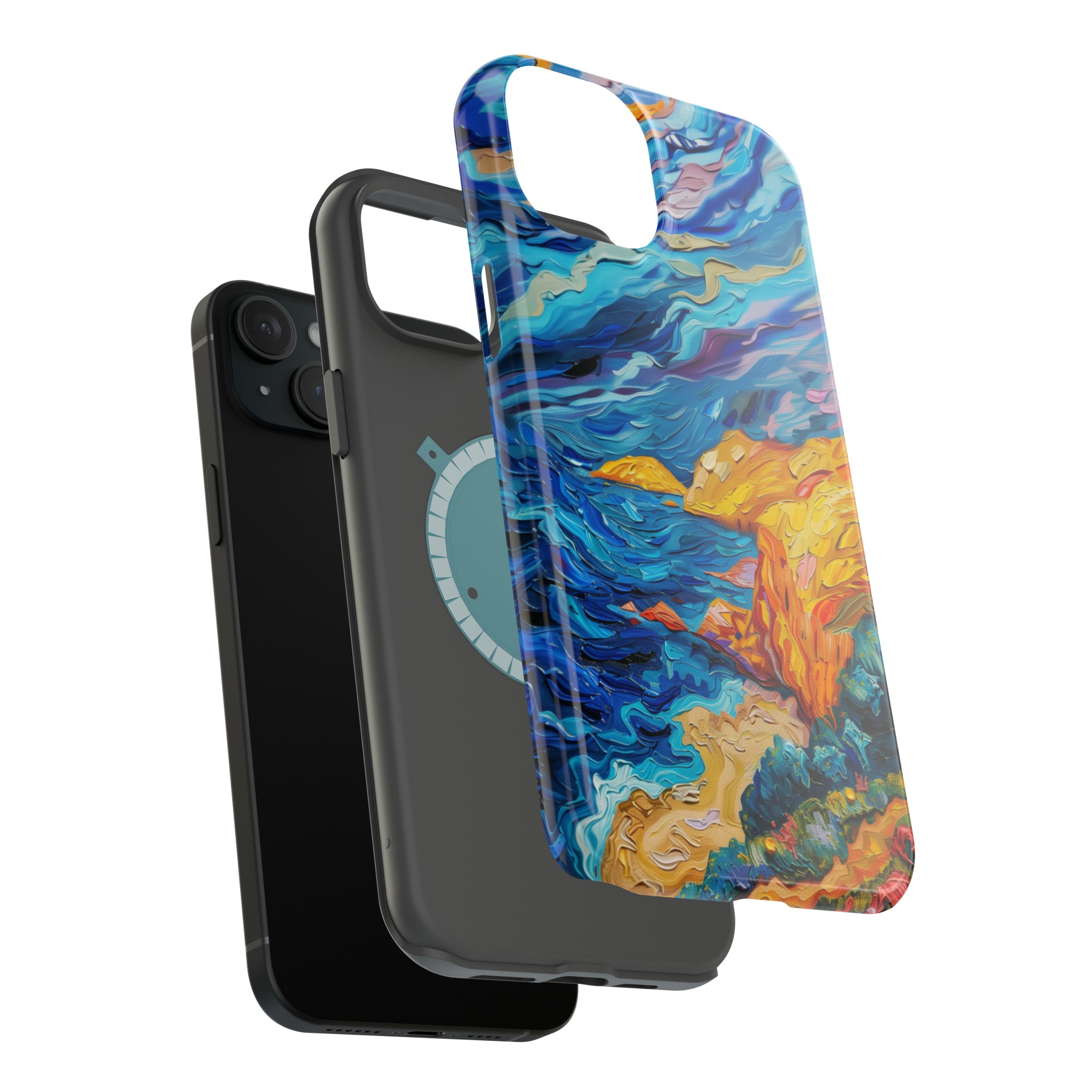 STIKISS™ Oil Paints Collection 01-011 Big Sur iPhone MagSafe Tough Case