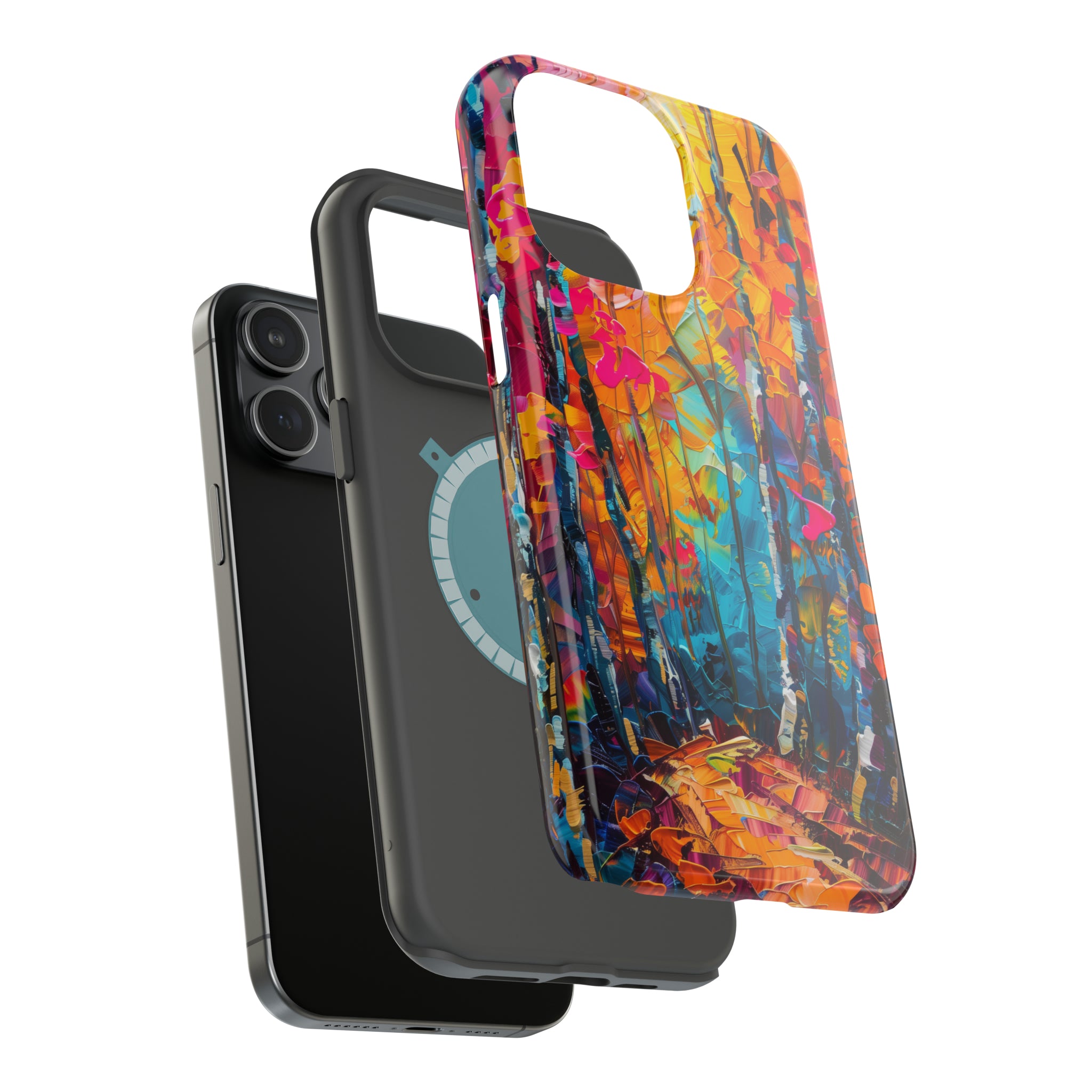 STIKISS™ Oil Paints Collection 01-002 Forest iPhone MagSafe Tough Case