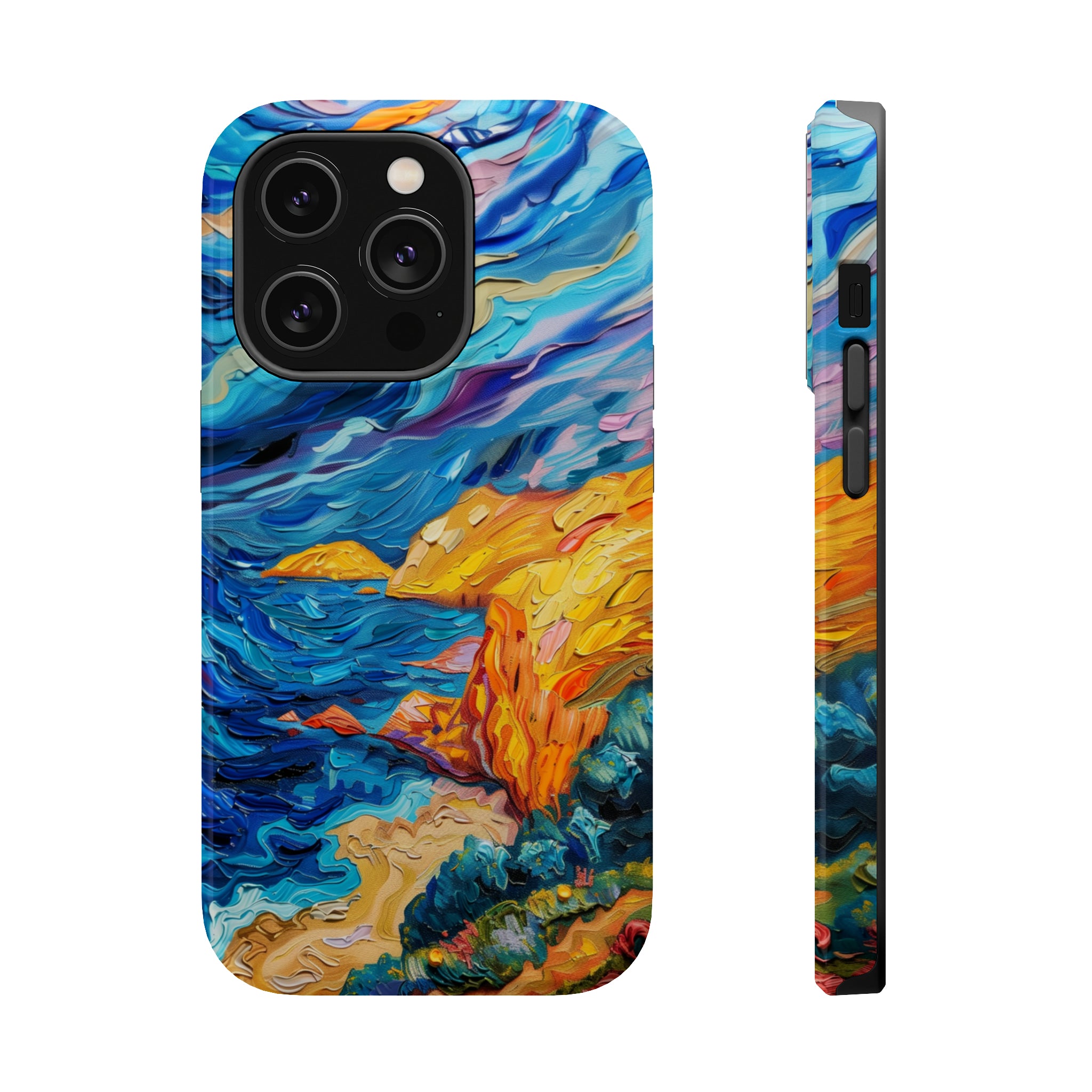 STIKISS™ Oil Paints Collection 01-011 Big Sur iPhone MagSafe Tough Case