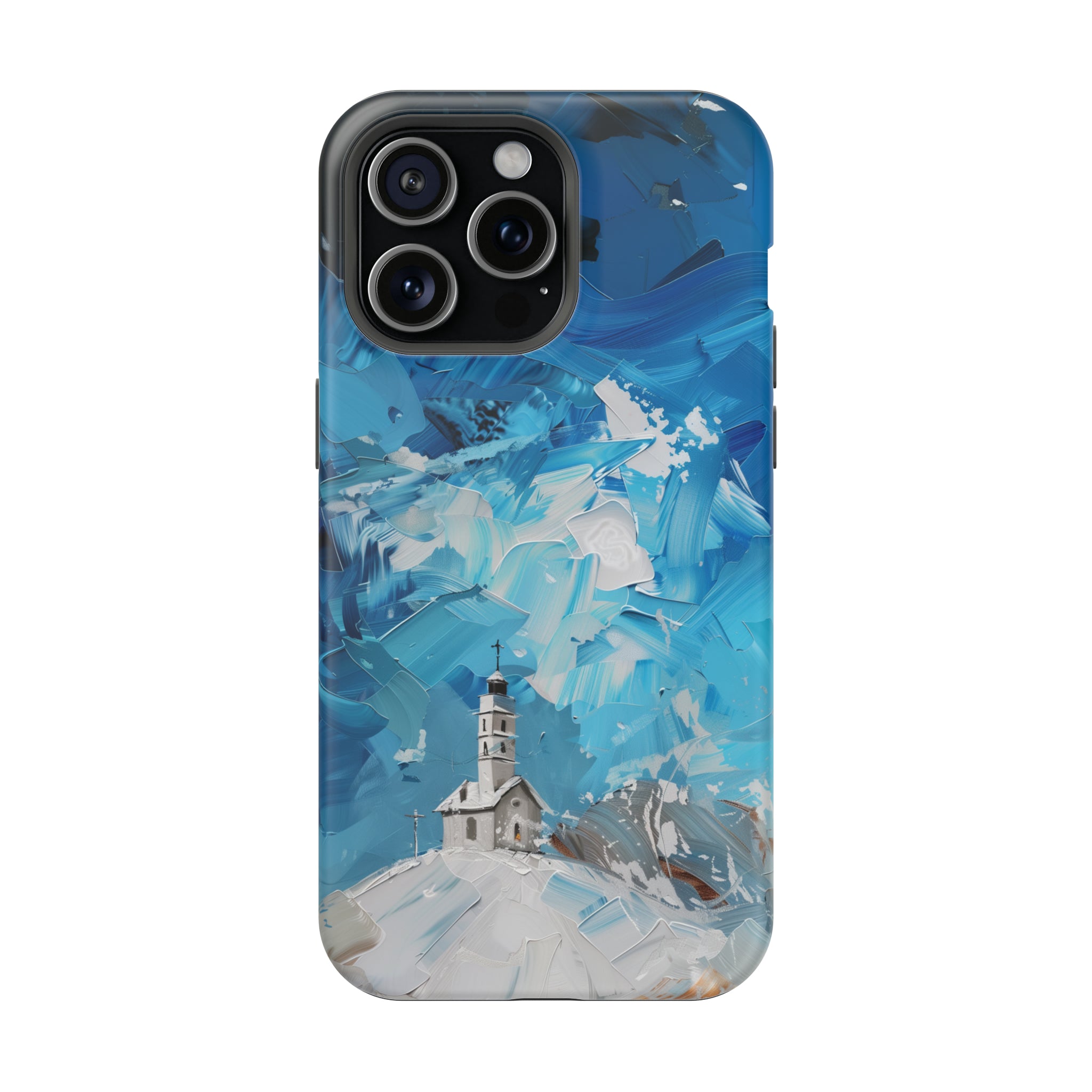 STIKISS™ Oil Paints Collection 01-017 Church iPhone MagSafe Tough Case