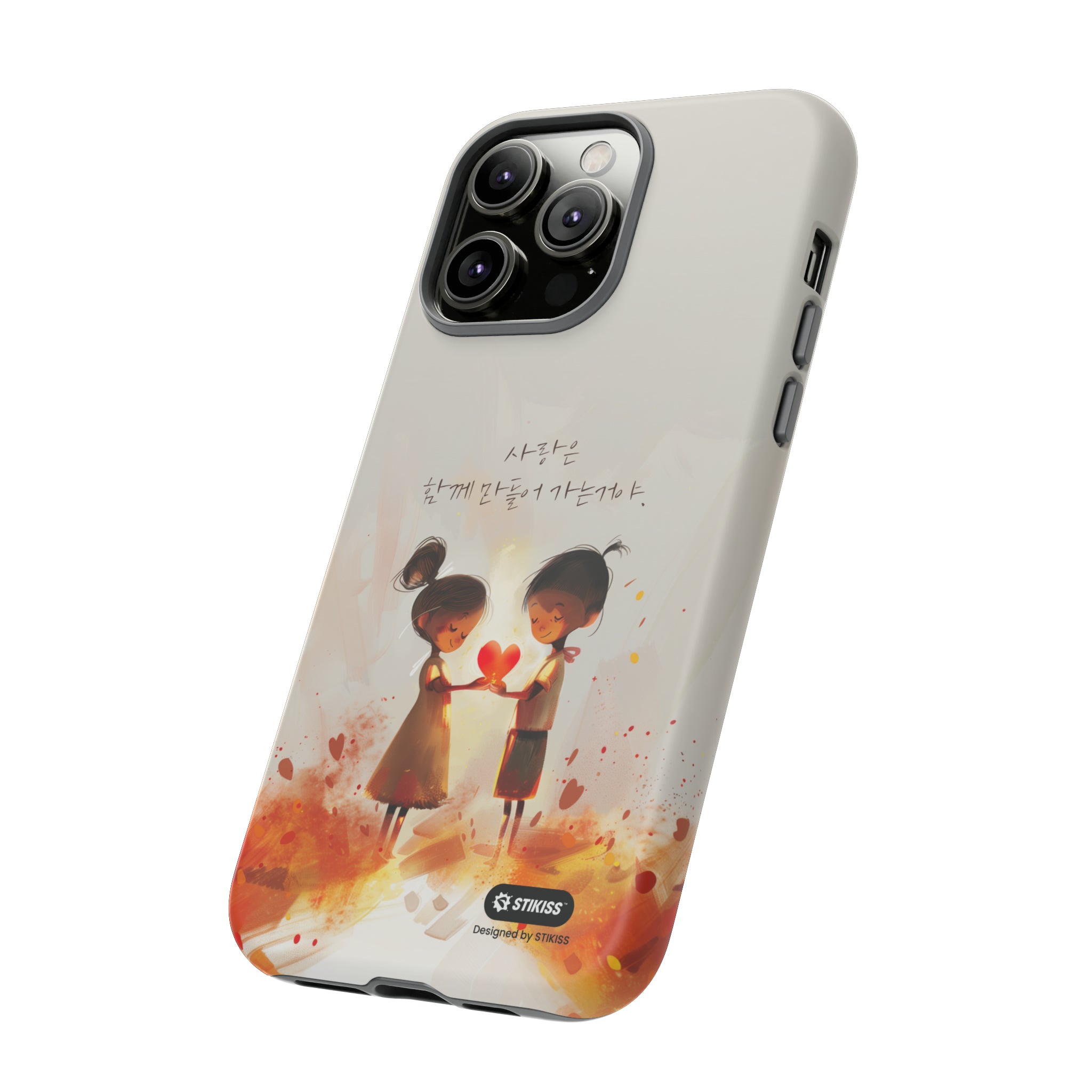 STIKISS™ Exploring Love Collection 009 - Create together Tough iPhone Cases