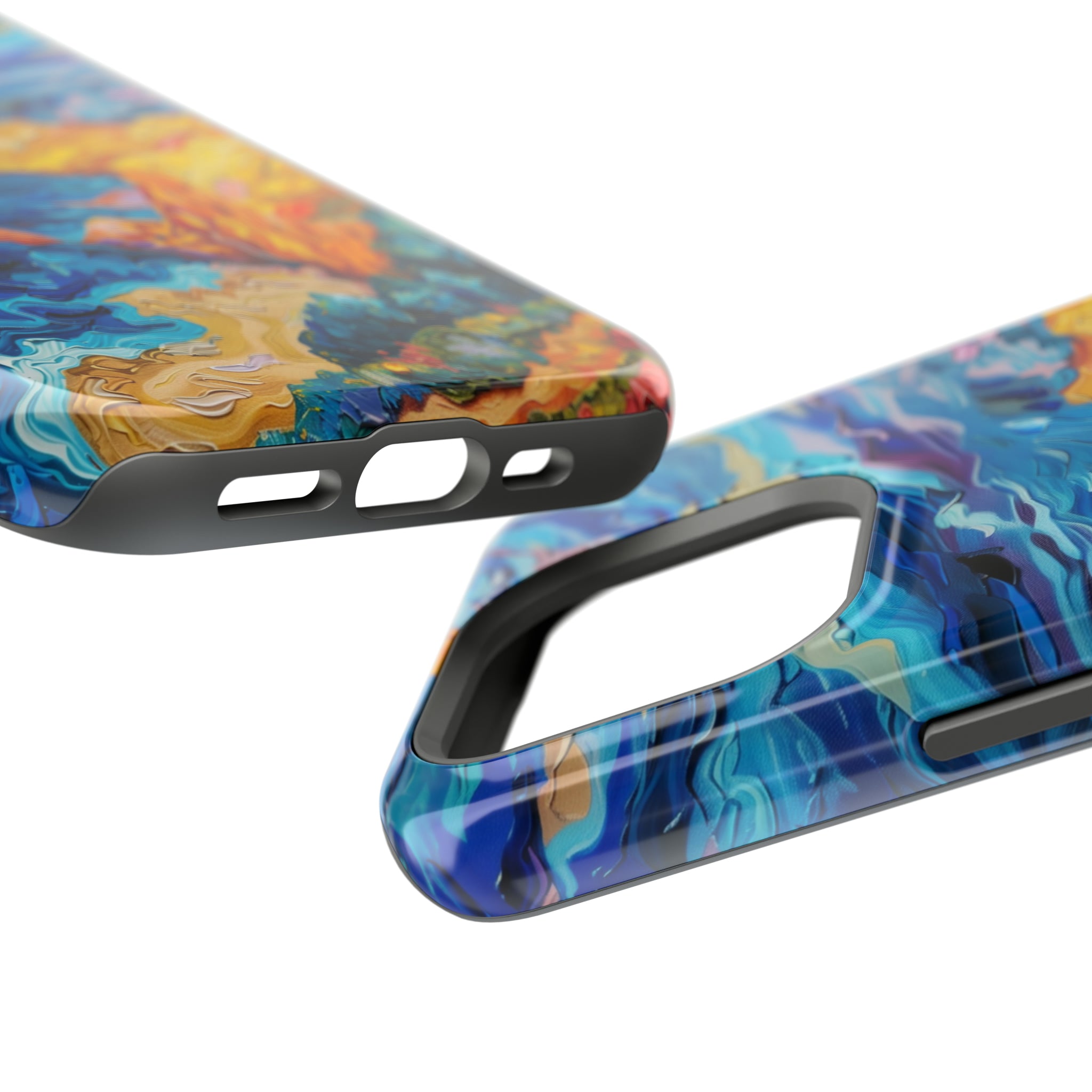 STIKISS™ Oil Paints Collection 01-011 Big Sur iPhone MagSafe Tough Case