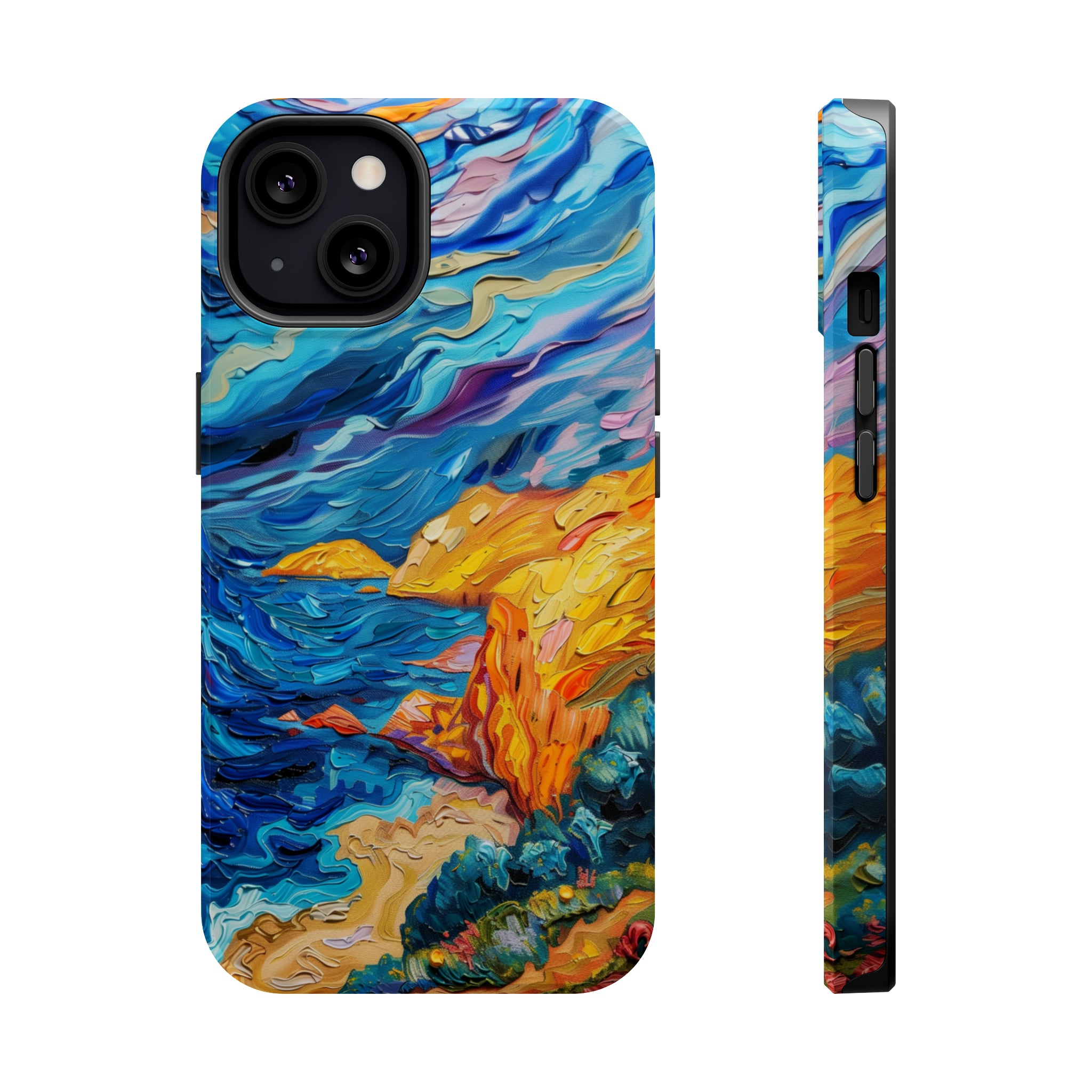 STIKISS™ Oil Paints Collection 01-011 Big Sur iPhone MagSafe Tough Case