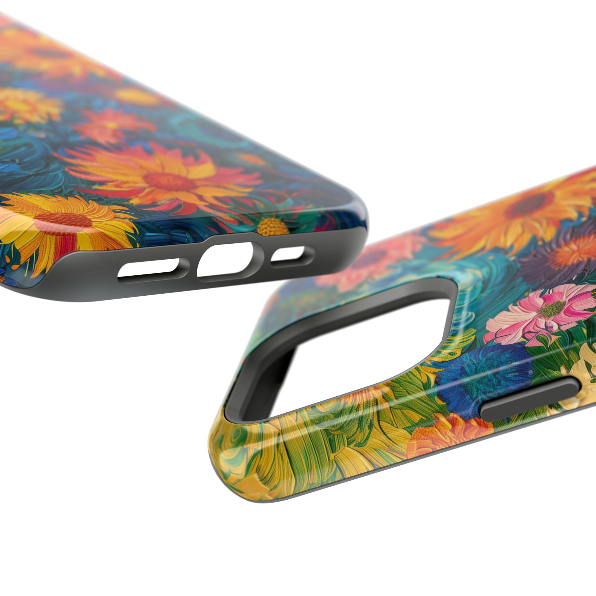 STIKISS™ Oil Paints Collection 01-001 Flowers iPhone MagSafe Tough Case