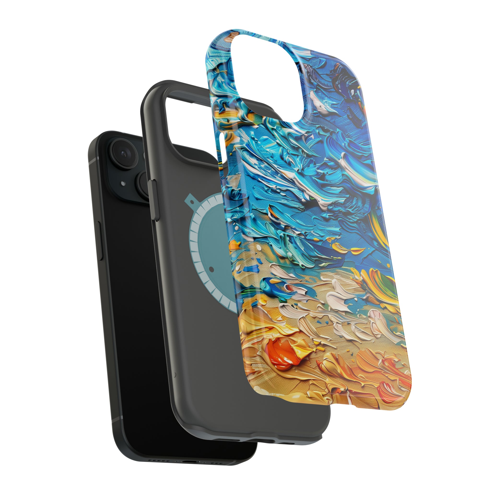 STIKISS™ Oil Paints Collection 01-008 Beach iPhone MagSafe Tough Case