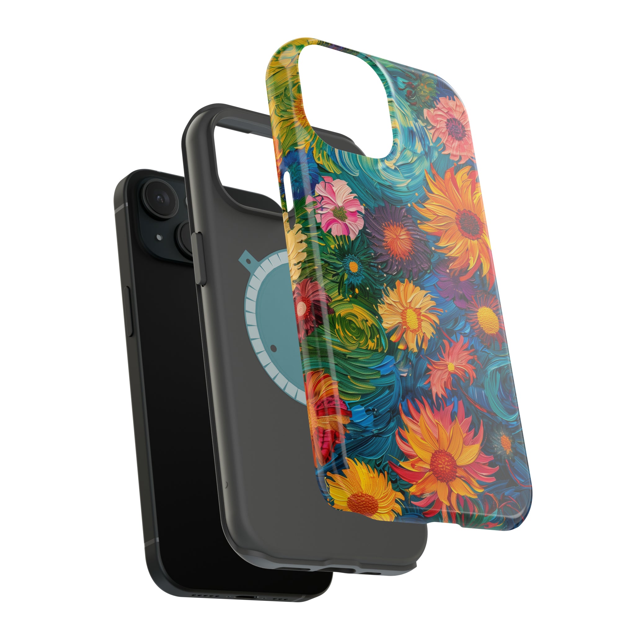 STIKISS™ Oil Paints Collection 01-001 Flowers iPhone MagSafe Tough Case