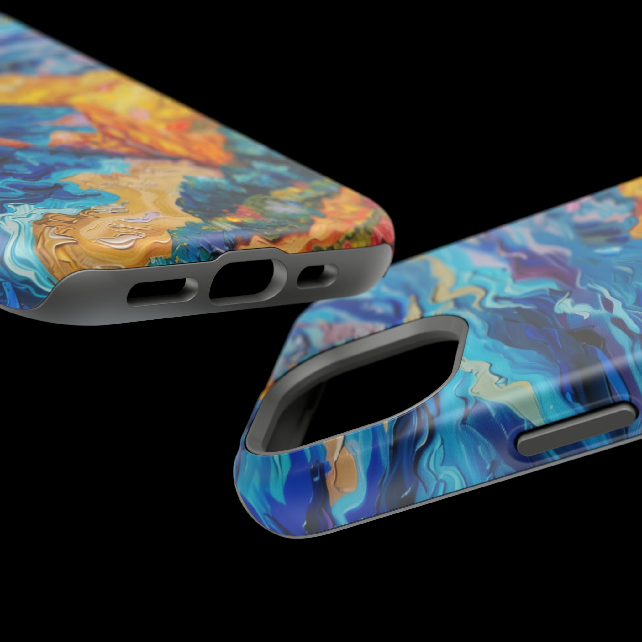 STIKISS™ Oil Paints Collection 01-011 Big Sur iPhone MagSafe Tough Case