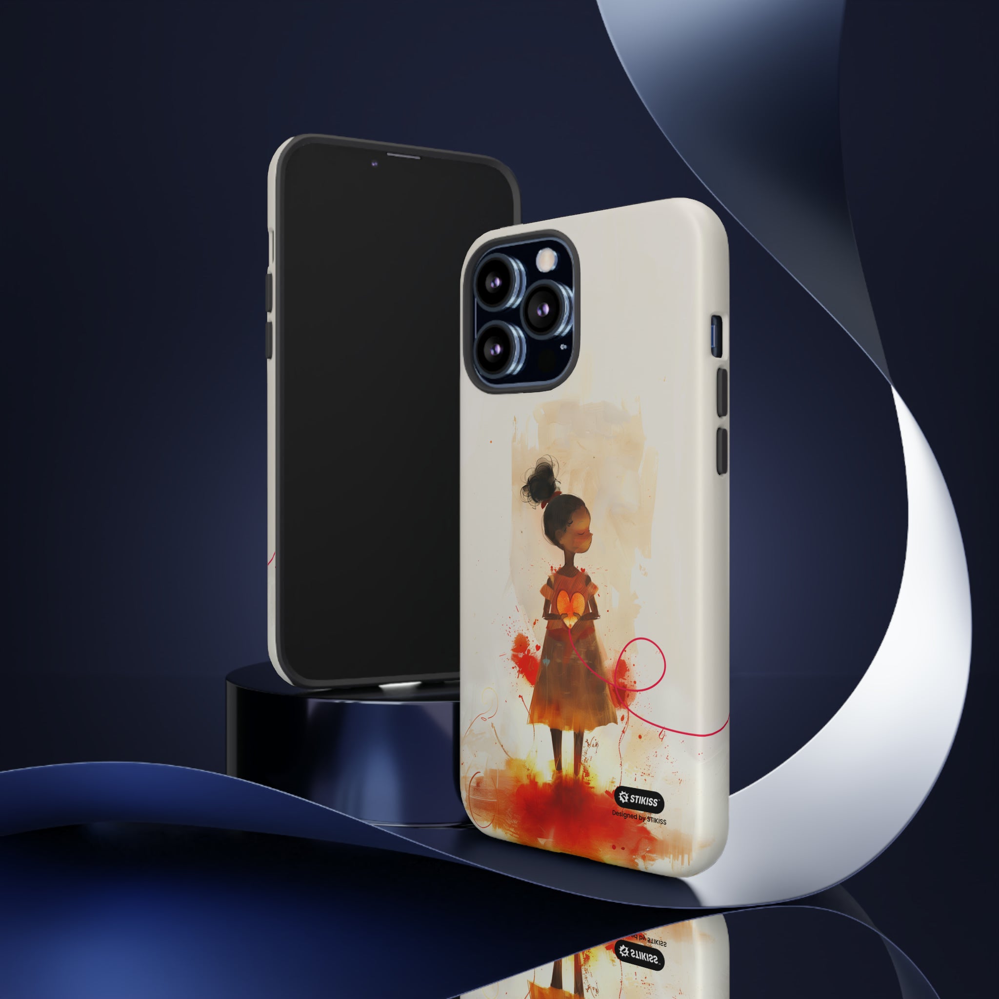 STIKISS™ Exploring Love Collection 010 - Lover Tough iPhone, Galaxy, Pixel phone Case