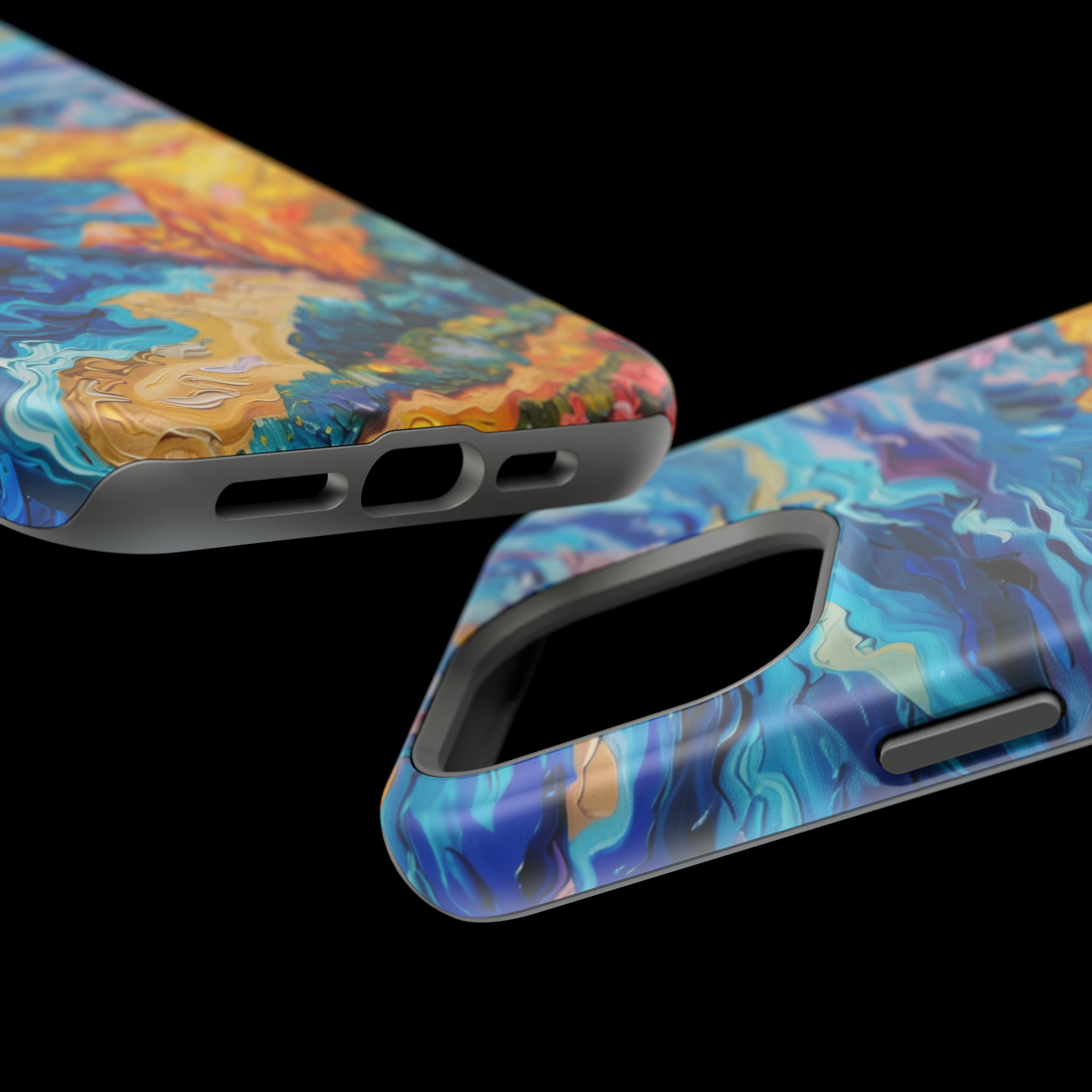 STIKISS™ Oil Paints Collection 01-011 Big Sur iPhone MagSafe Tough Case