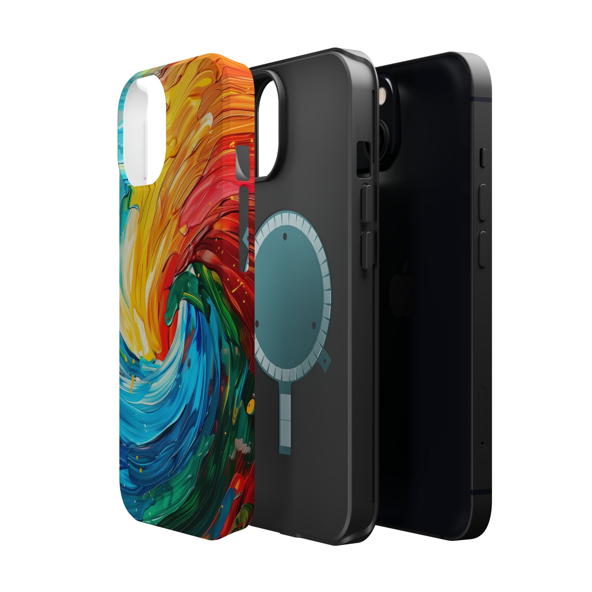 STIKISS™ Oil Paints Collection 01-018 Wave iPhone MagSafe Tough Case