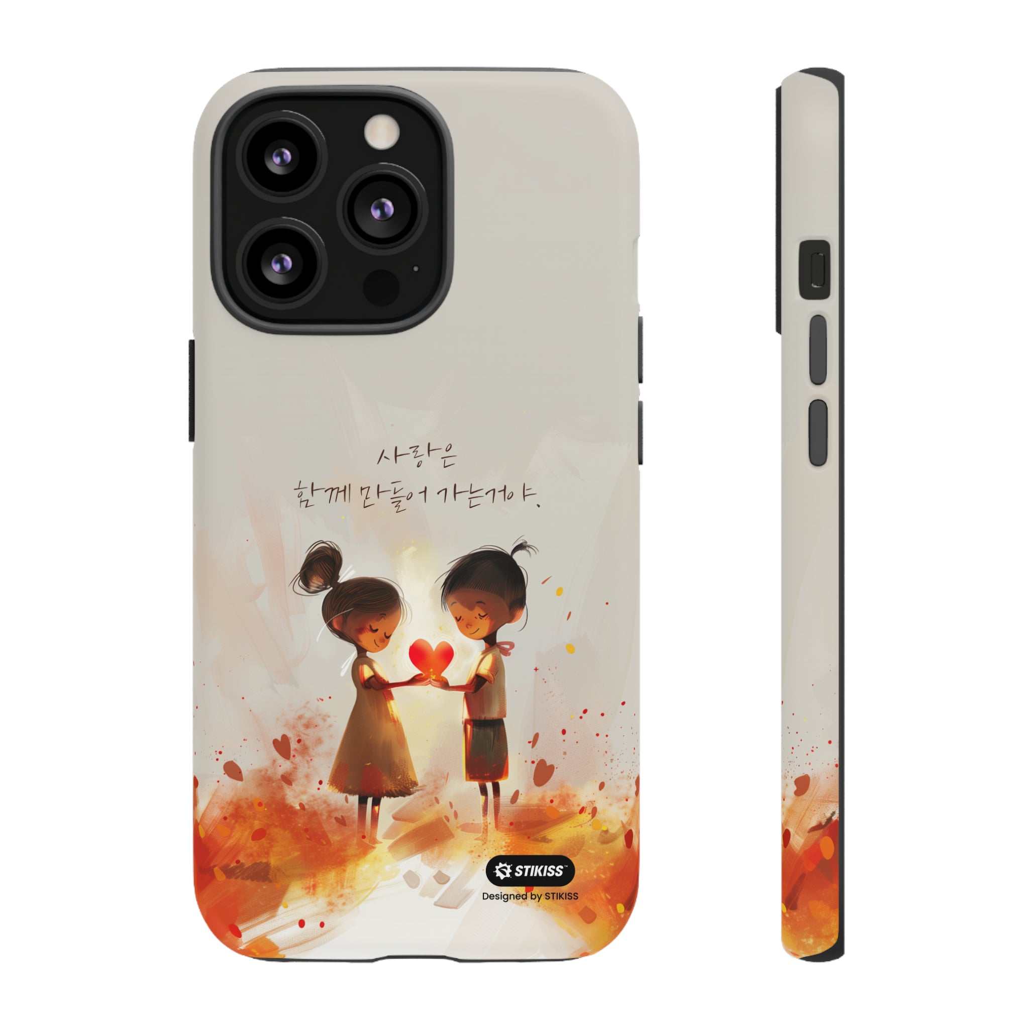 STIKISS™ Exploring Love Collection 009 - Create together Tough iPhone Cases