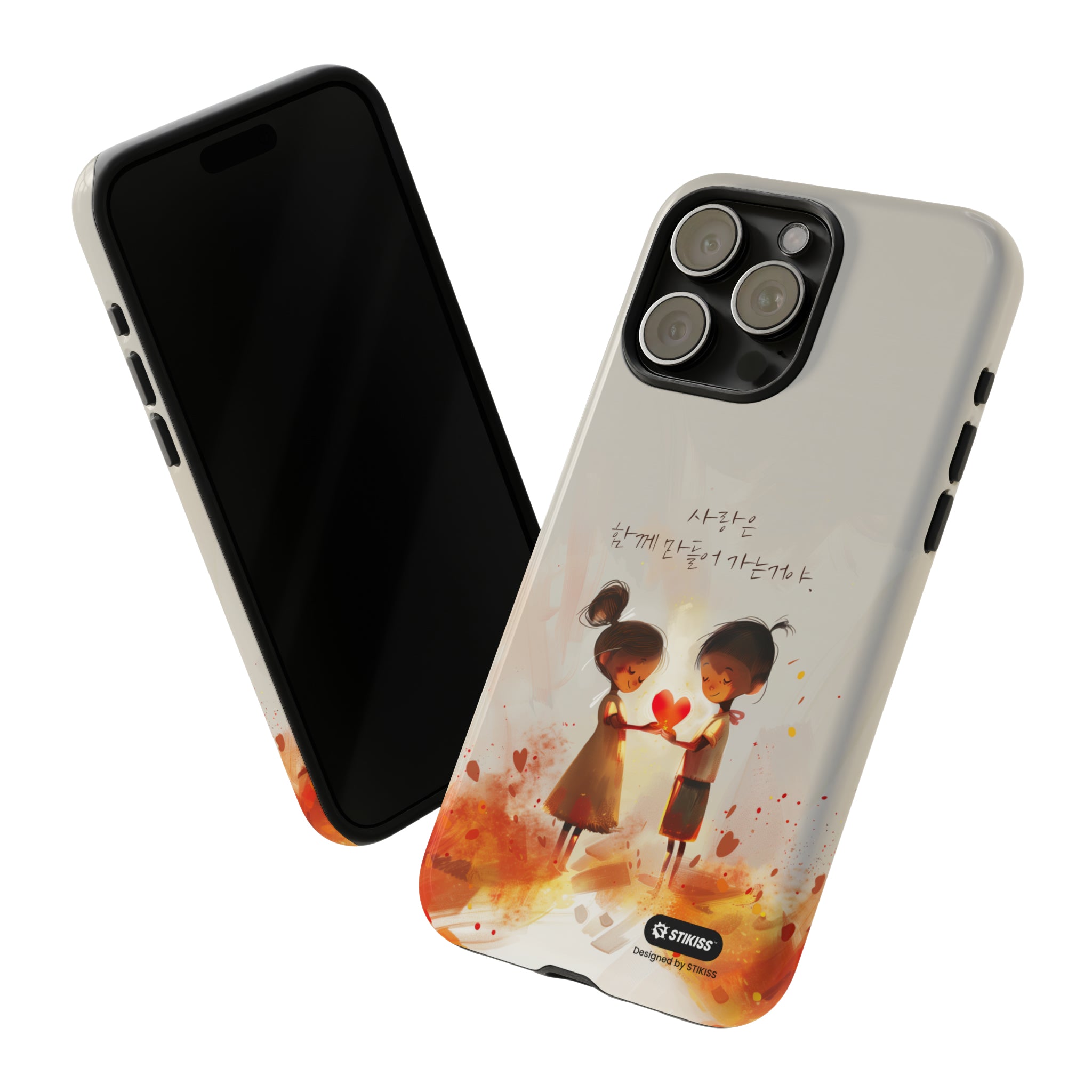 STIKISS™ Exploring Love Collection 009 - Create together Tough iPhone Cases