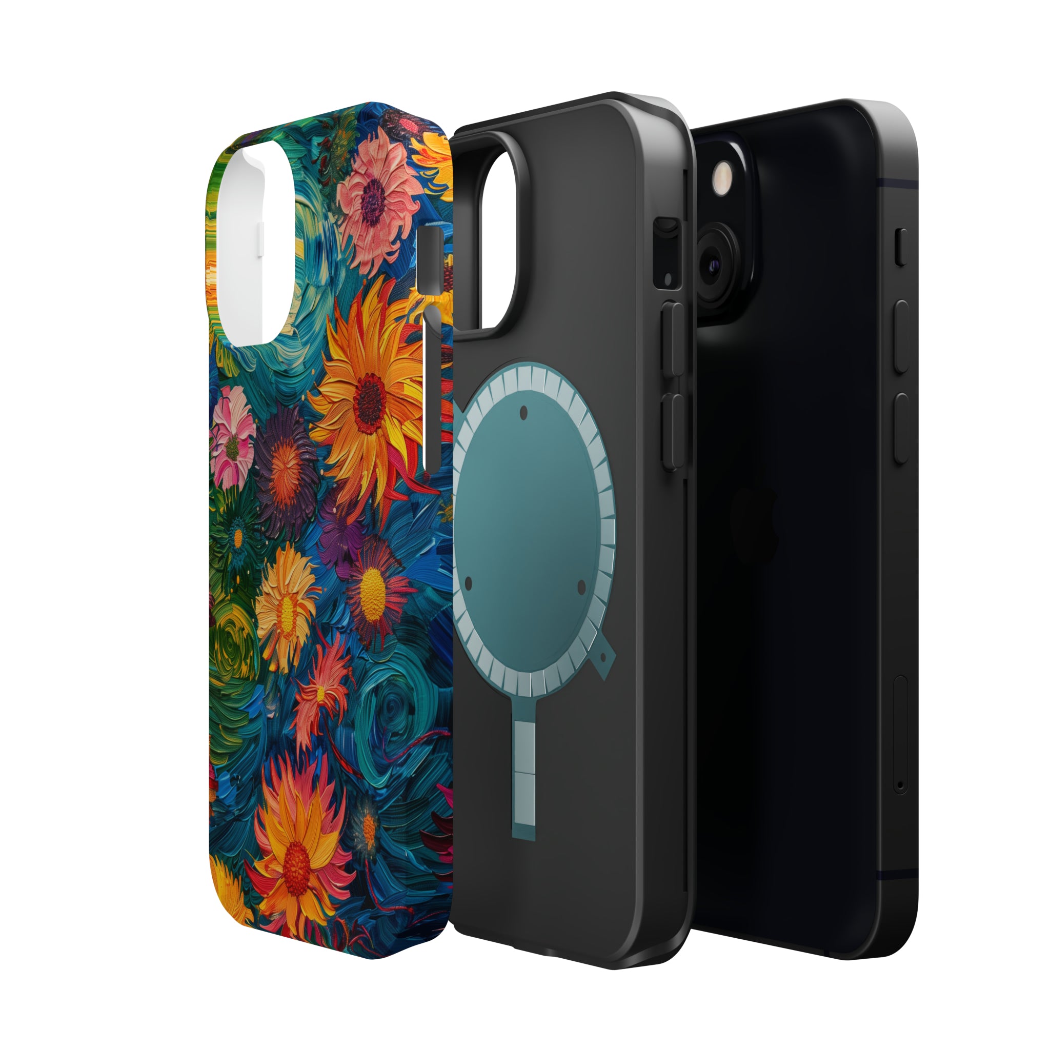 STIKISS™ Oil Paints Collection 01-001 Flowers iPhone MagSafe Tough Case