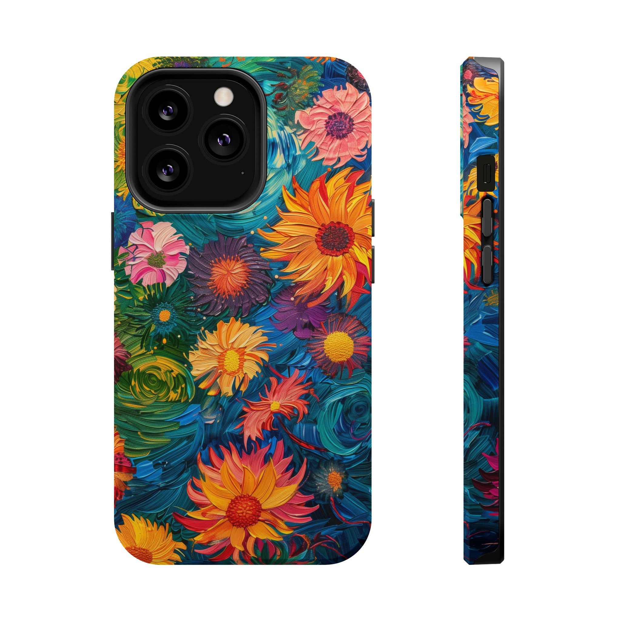 STIKISS™ Oil Paints Collection 01-001 Flowers iPhone MagSafe Tough Case