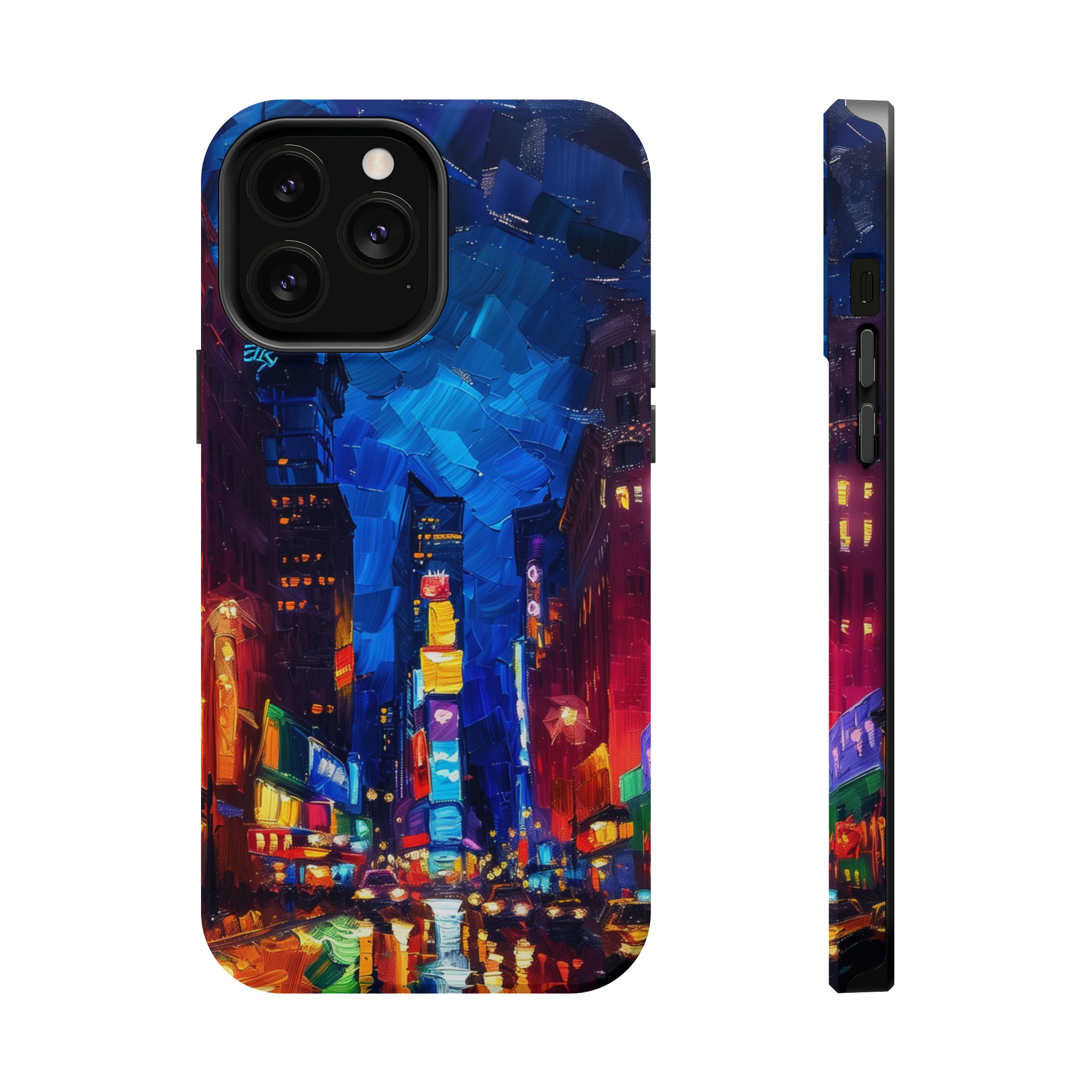 STIKISS™ Oil Paints Collection 01-006 Times Square iPhone MagSafe Tough Case