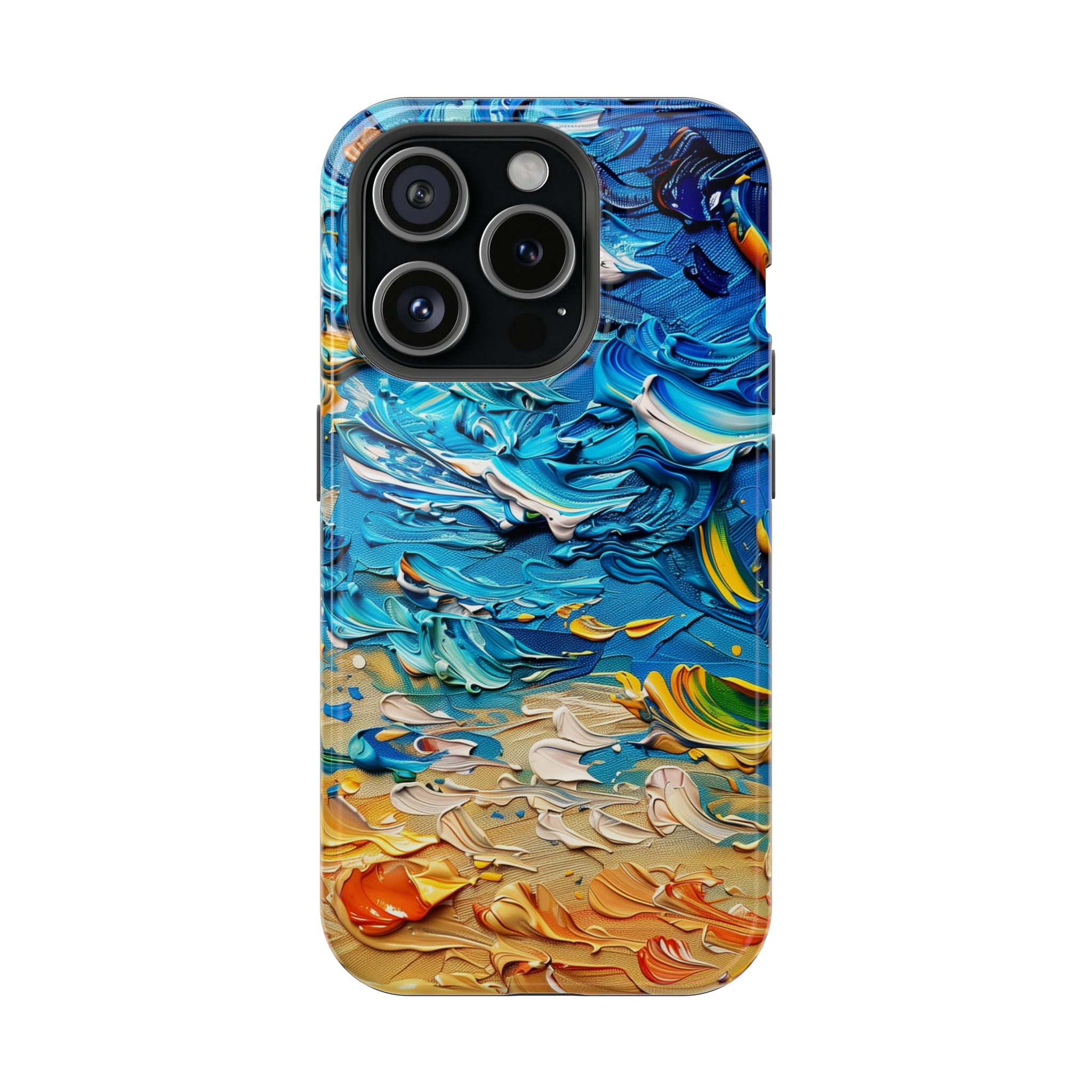 STIKISS™ Oil Paints Collection 01-008 Beach iPhone MagSafe Tough Case