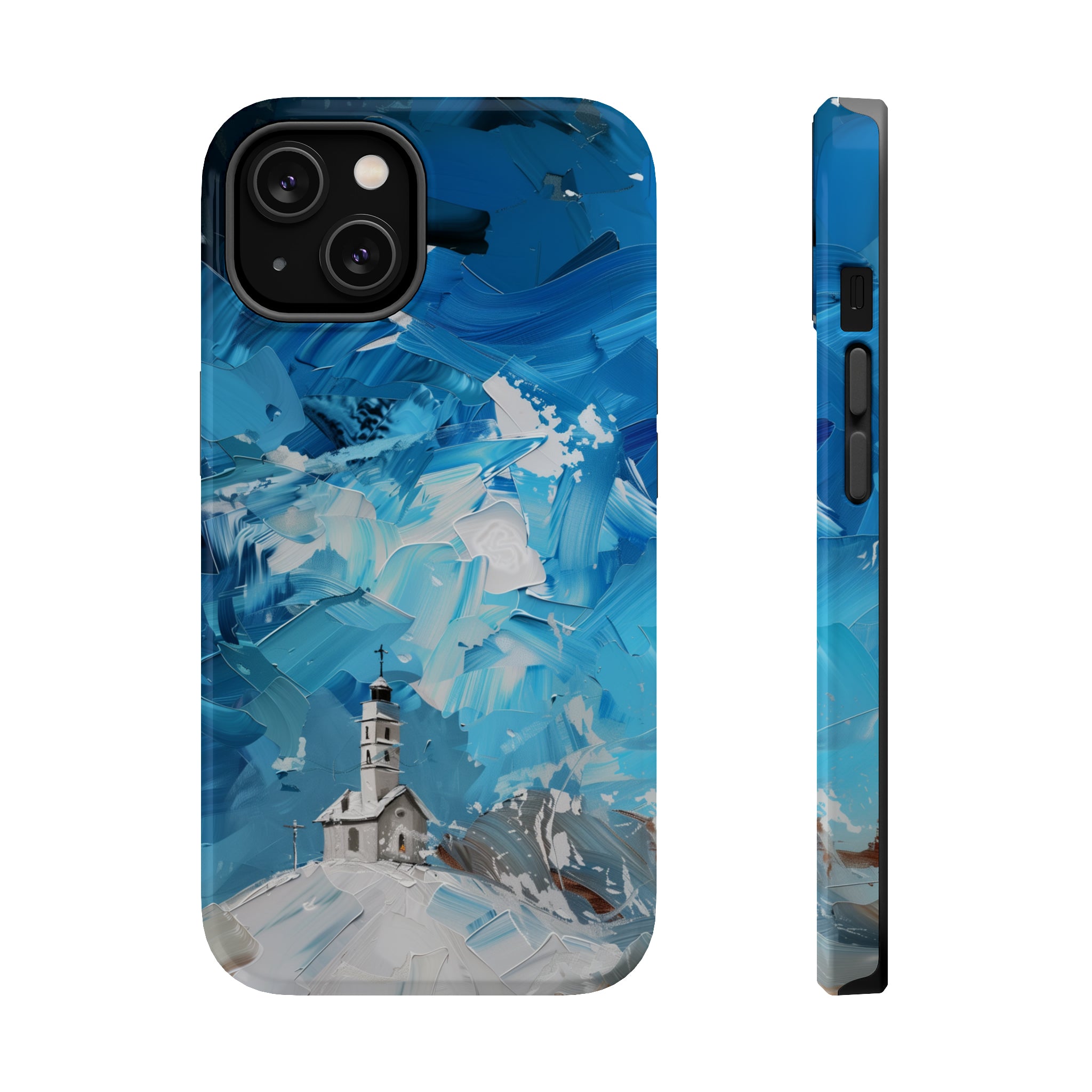 STIKISS™ Oil Paints Collection 01-017 Church iPhone MagSafe Tough Case