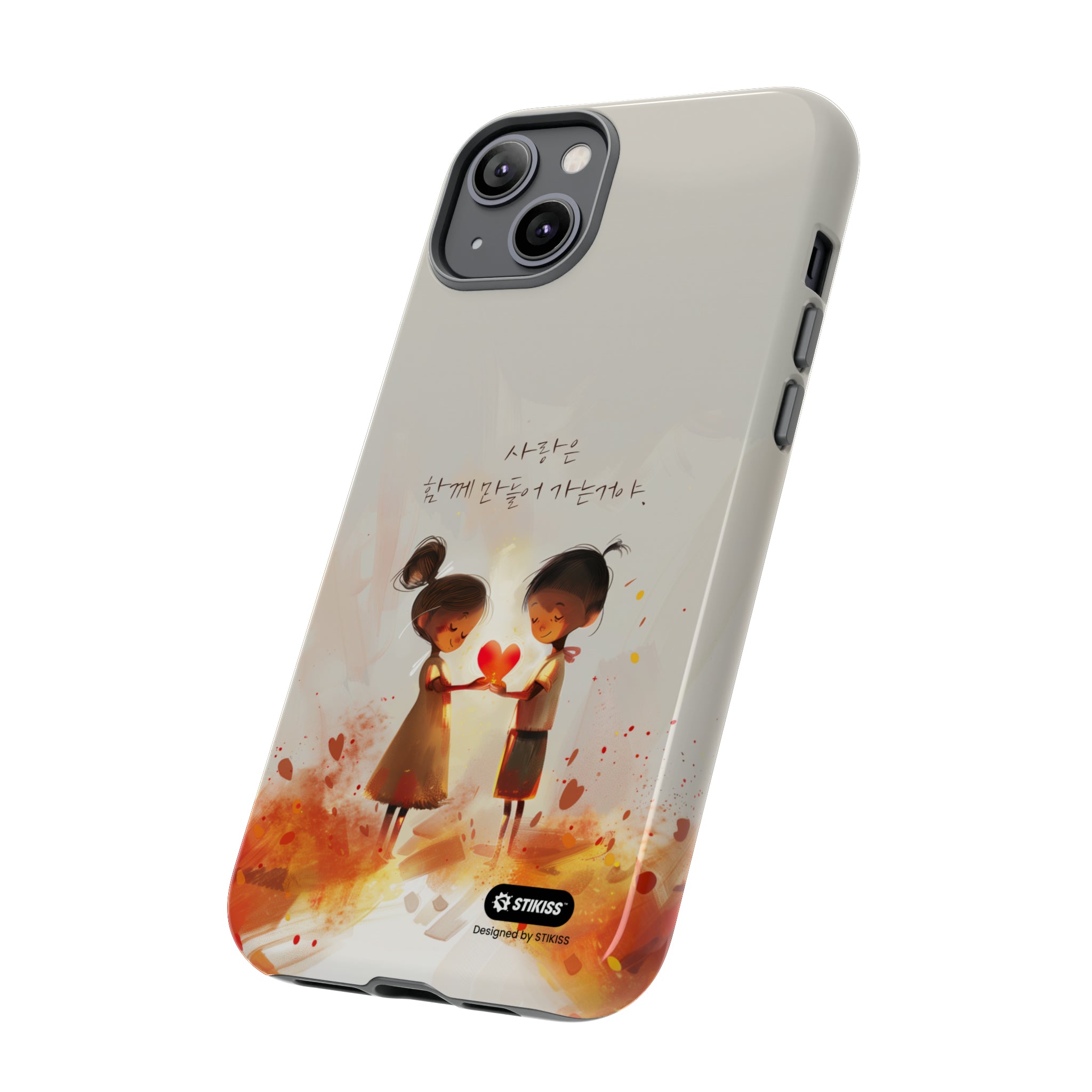 STIKISS™ Exploring Love Collection 009 - Create together Tough iPhone Cases