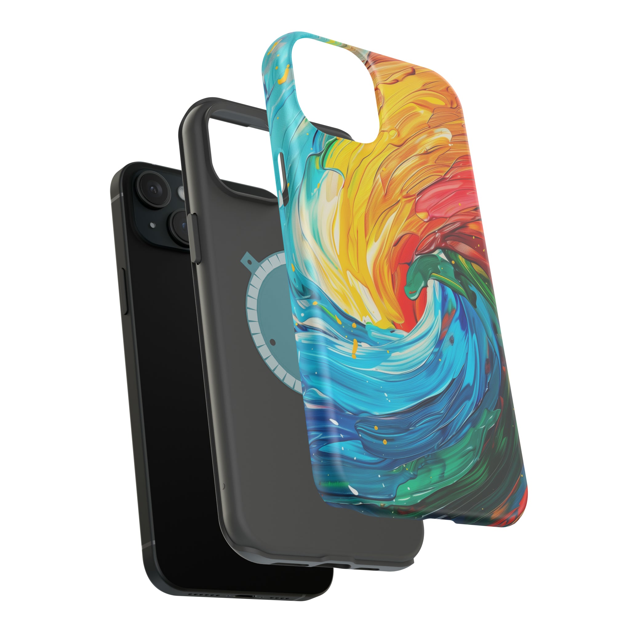 STIKISS™ Oil Paints Collection 01-018 Wave iPhone MagSafe Tough Case