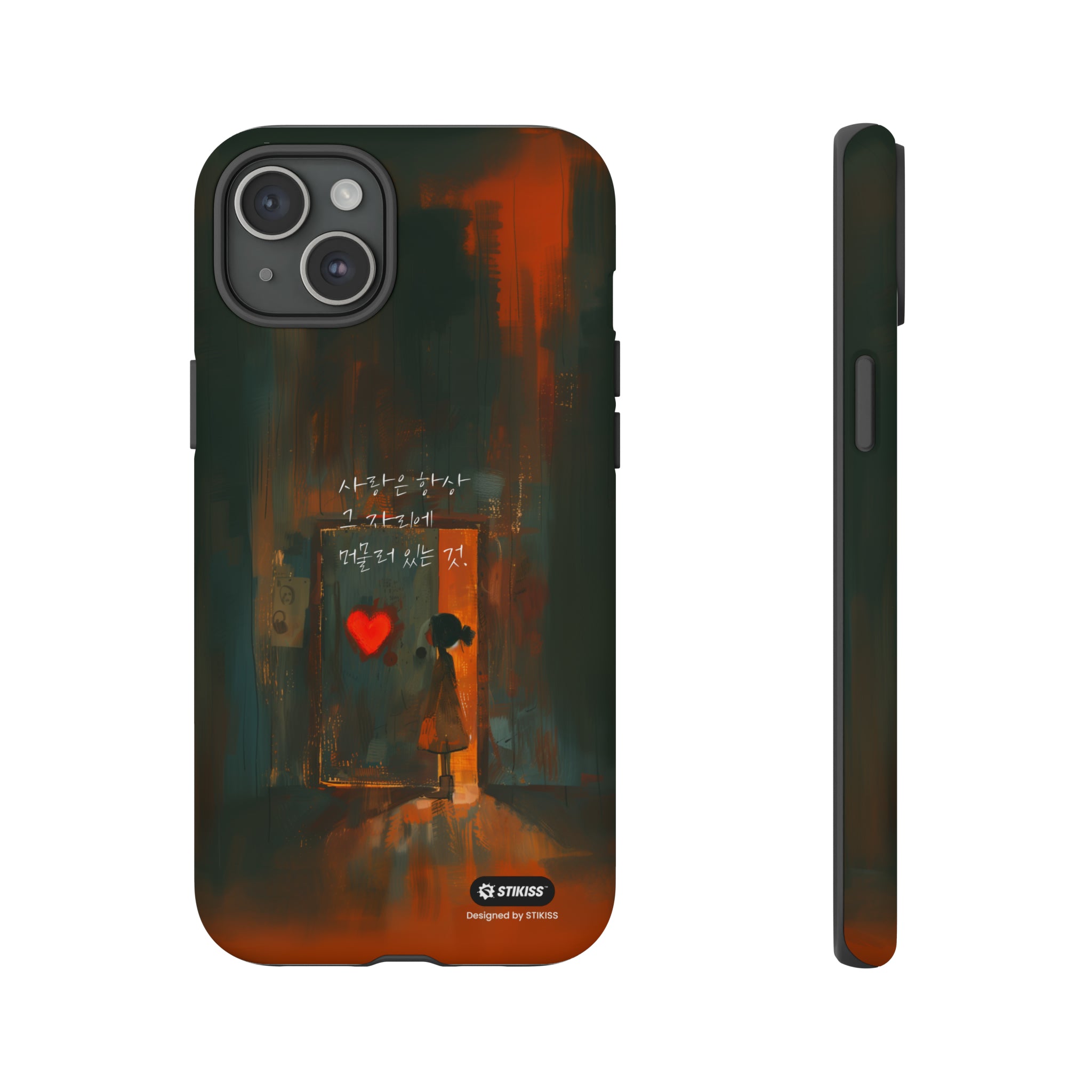 STIKISS™ Exploring Love Collection 002 - Love always Tough iPhone Cases