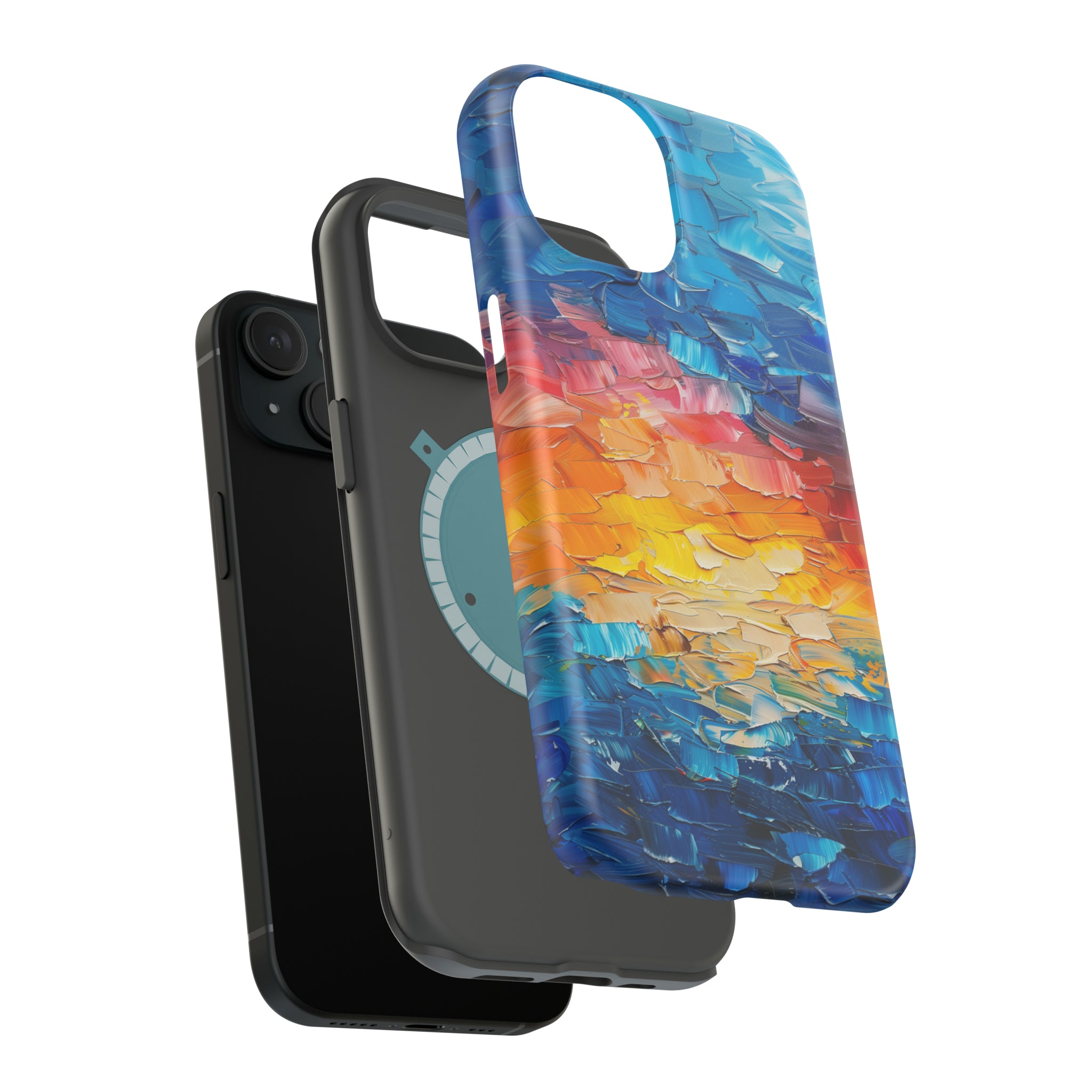 STIKISS™ Oil Paints Collection 01-004 Sunset iPhone MagSafe Tough Case