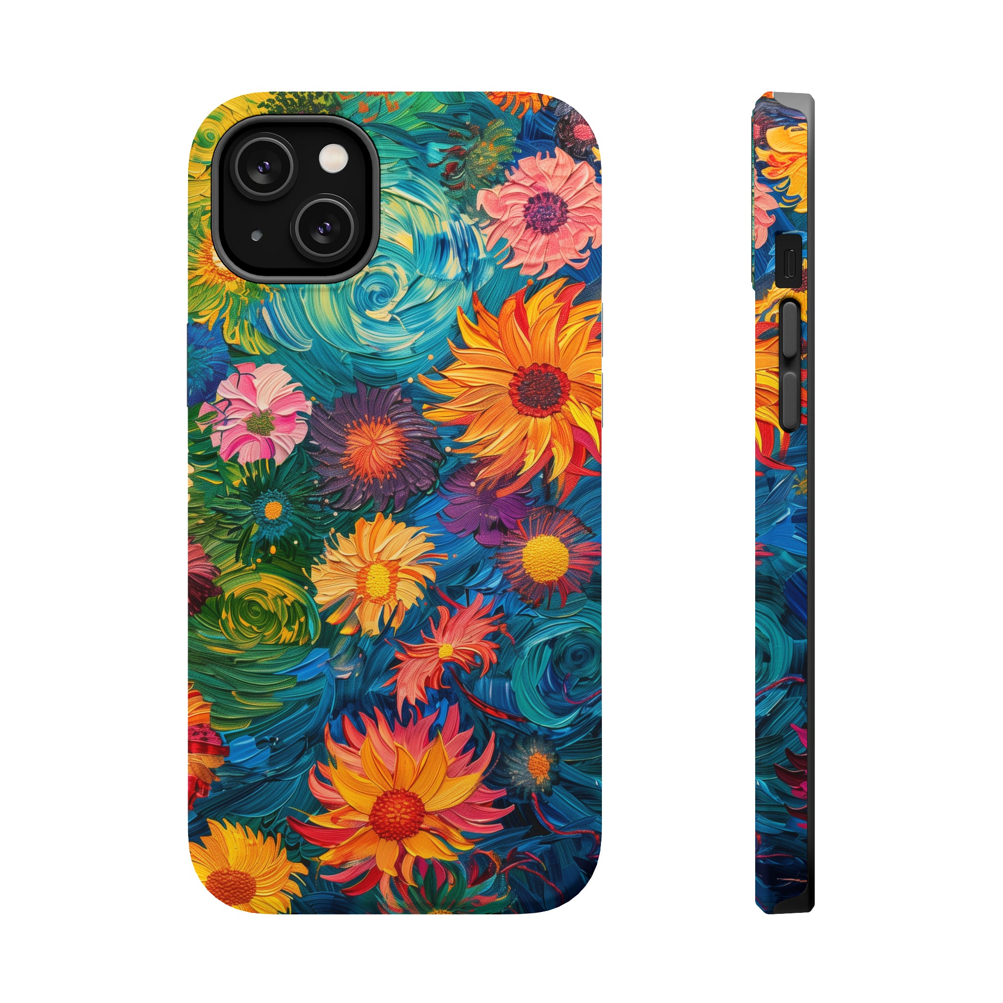 STIKISS™ Oil Paints Collection 01-001 Flowers iPhone MagSafe Tough Case