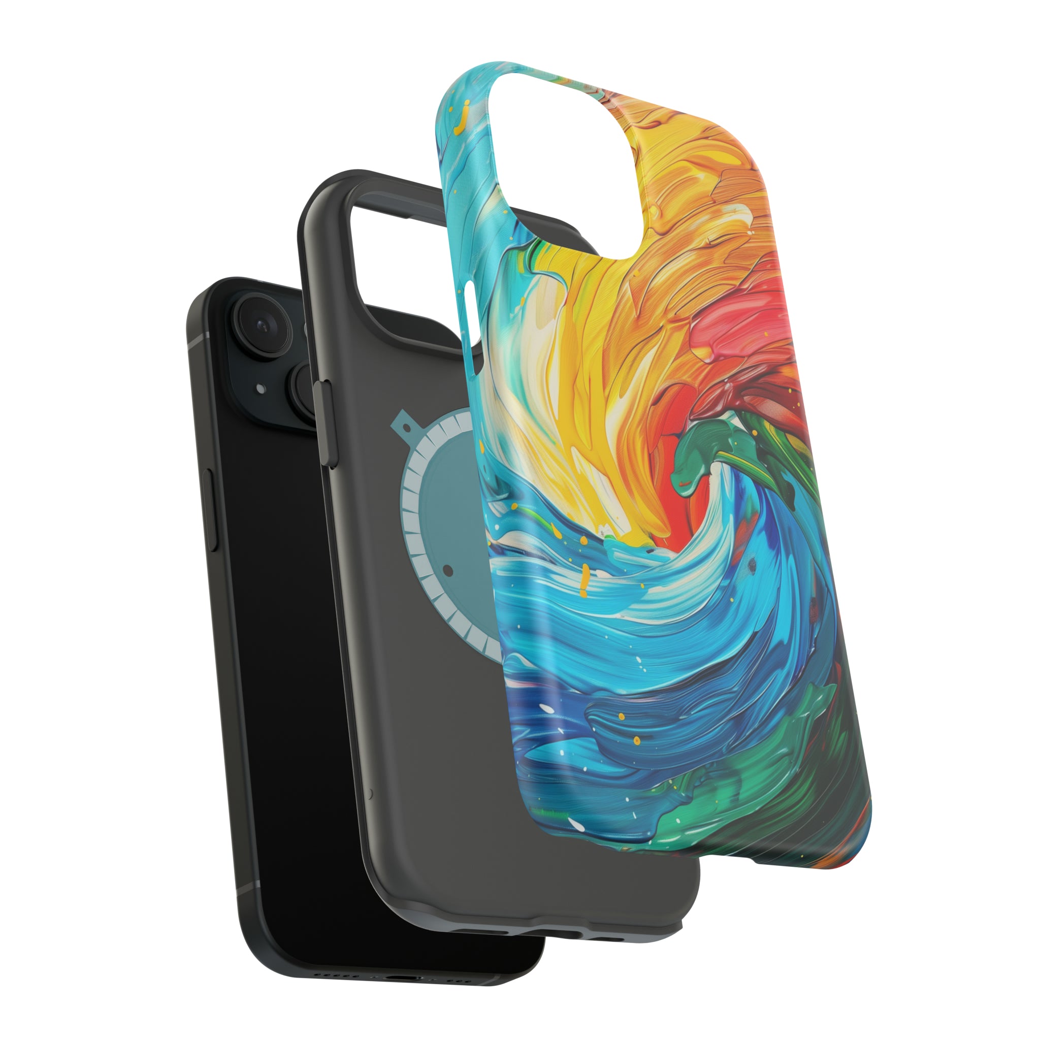 STIKISS™ Oil Paints Collection 01-018 Wave iPhone MagSafe Tough Case