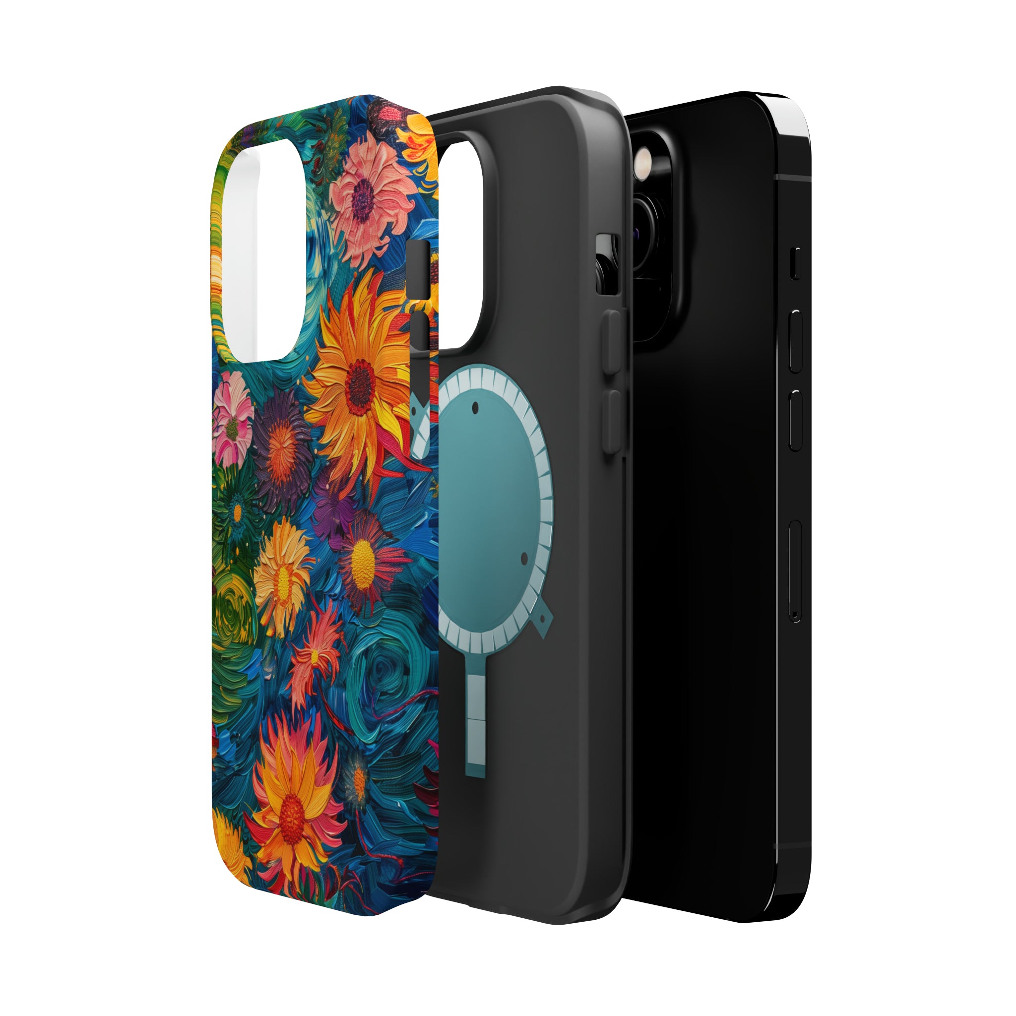 STIKISS™ Oil Paints Collection 01-001 Flowers iPhone MagSafe Tough Case