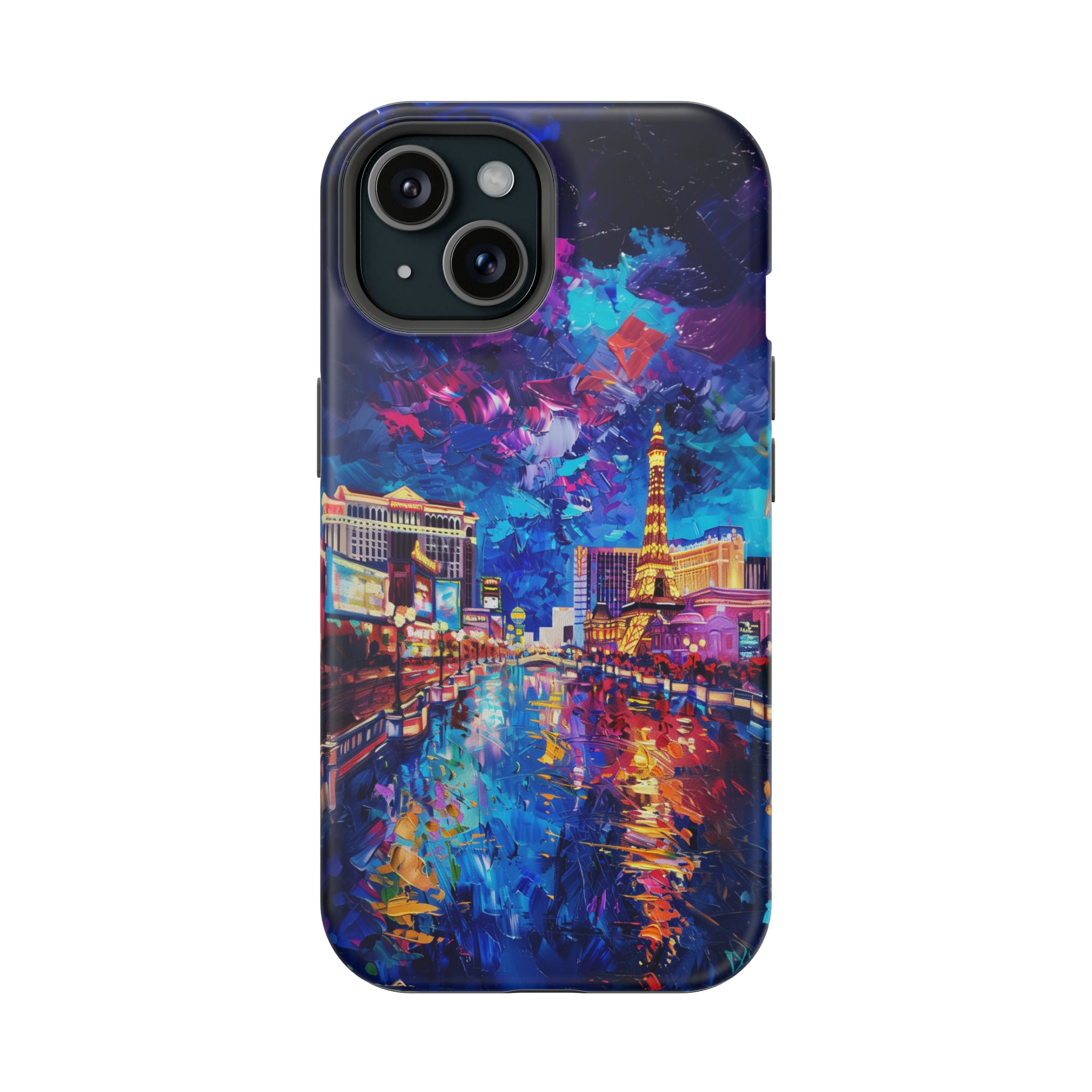 STIKISS™ Oil Paints Collection 01-012 Las Vegas iPhone MagSafe Tough Case