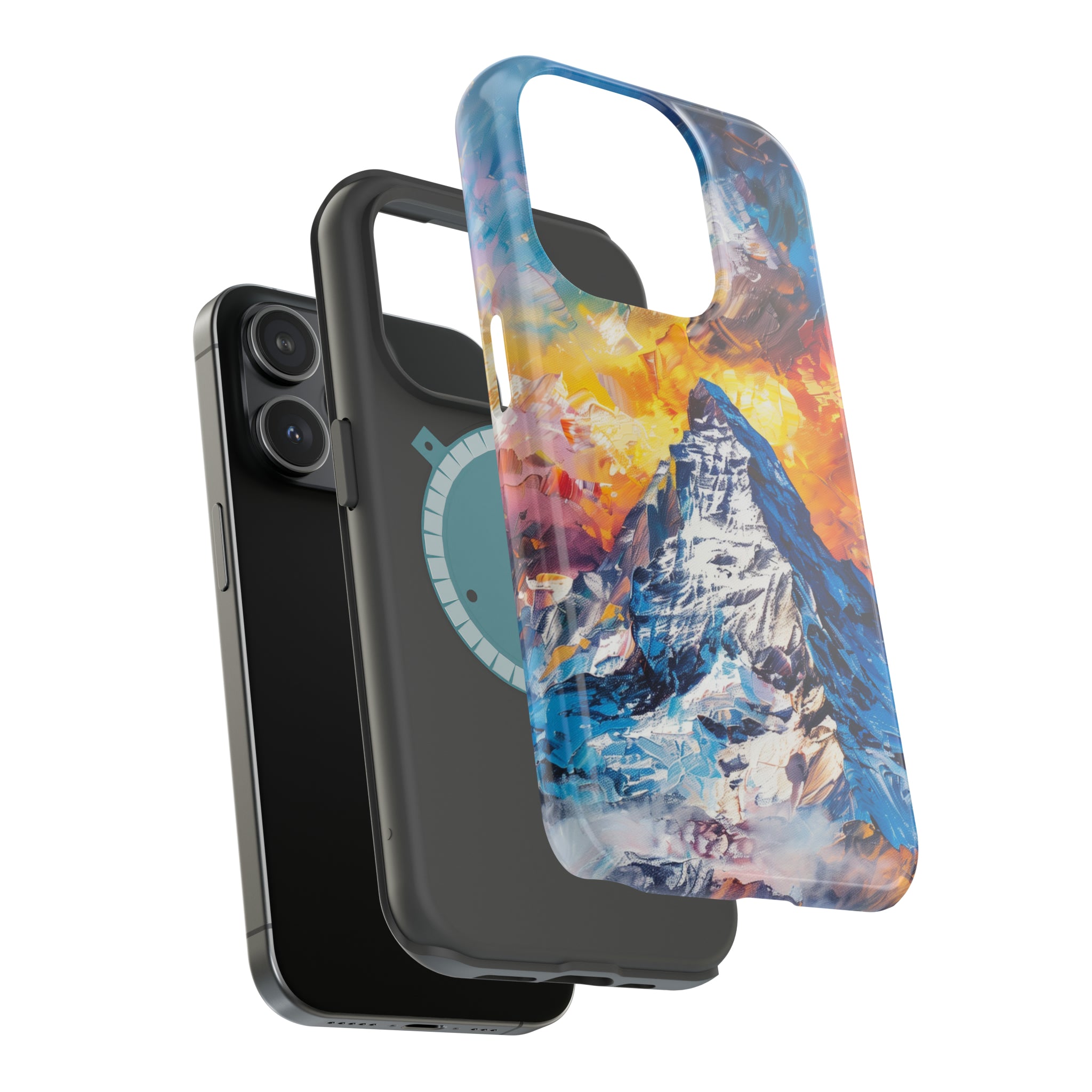 STIKISS™ Oil Paints Collection 01-009 Mount Everest iPhone MagSafe Tough Case