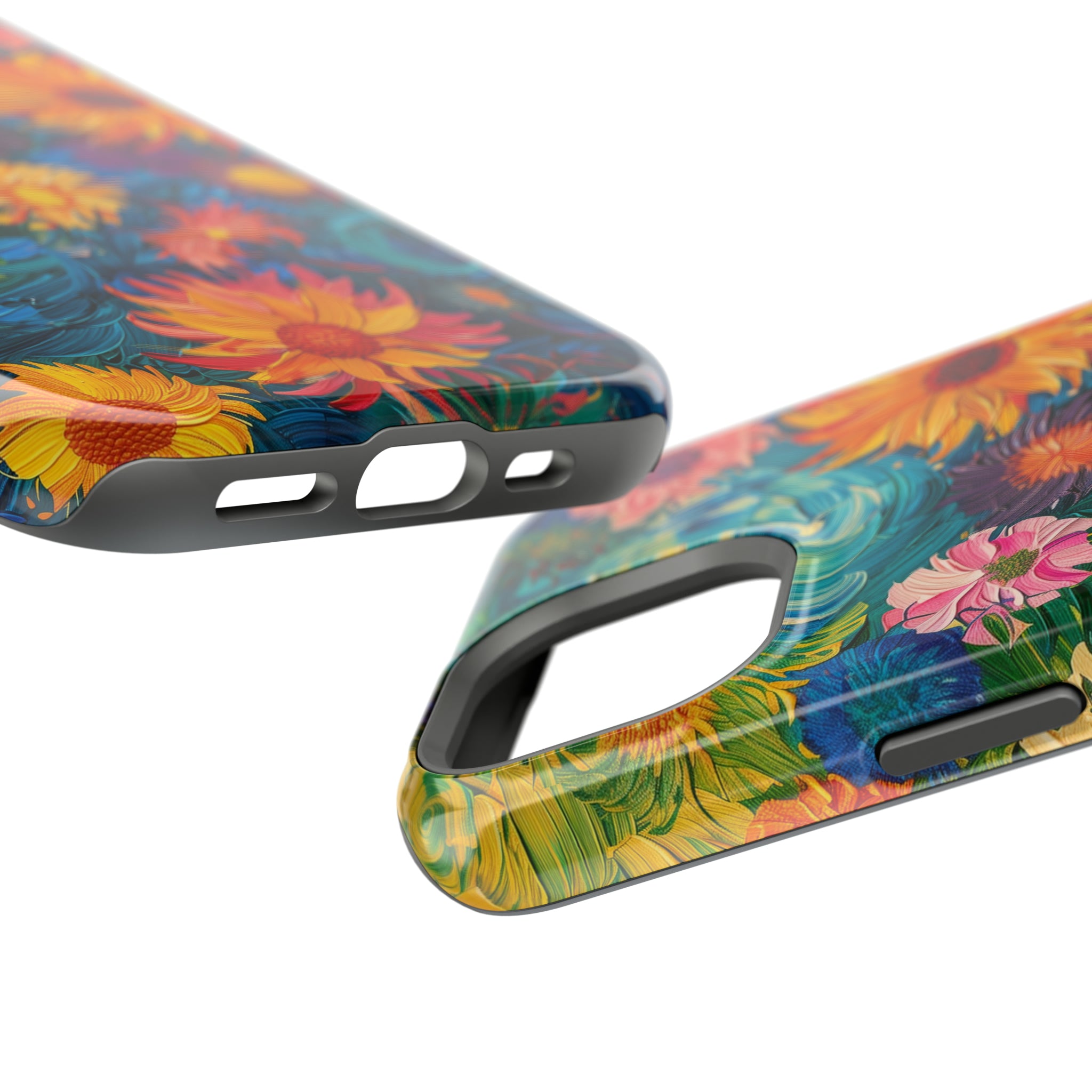 STIKISS™ Oil Paints Collection 01-001 Flowers iPhone MagSafe Tough Case