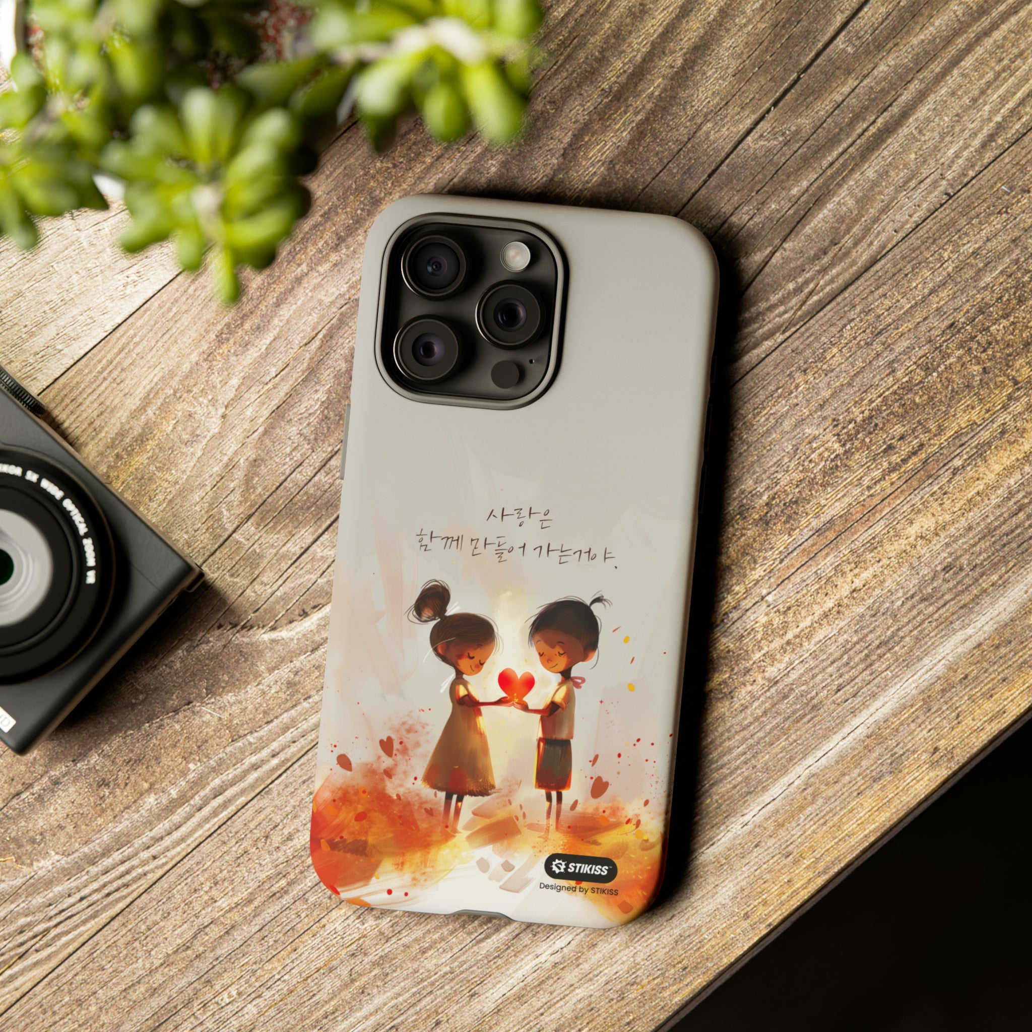 STIKISS™ Exploring Love Collection 009 - Create together Tough iPhone Cases