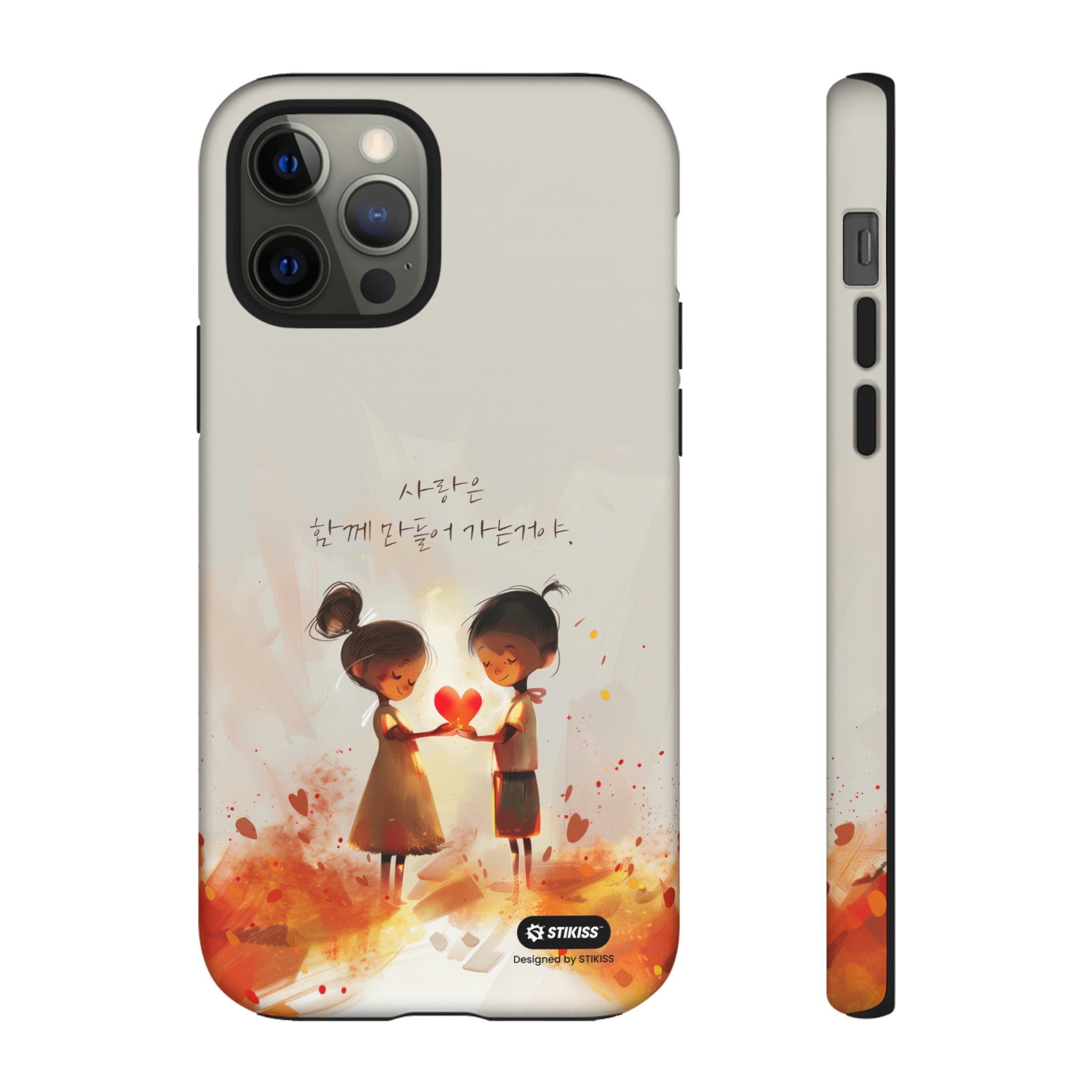 STIKISS™ Exploring Love Collection 009 - Create together Tough iPhone Cases