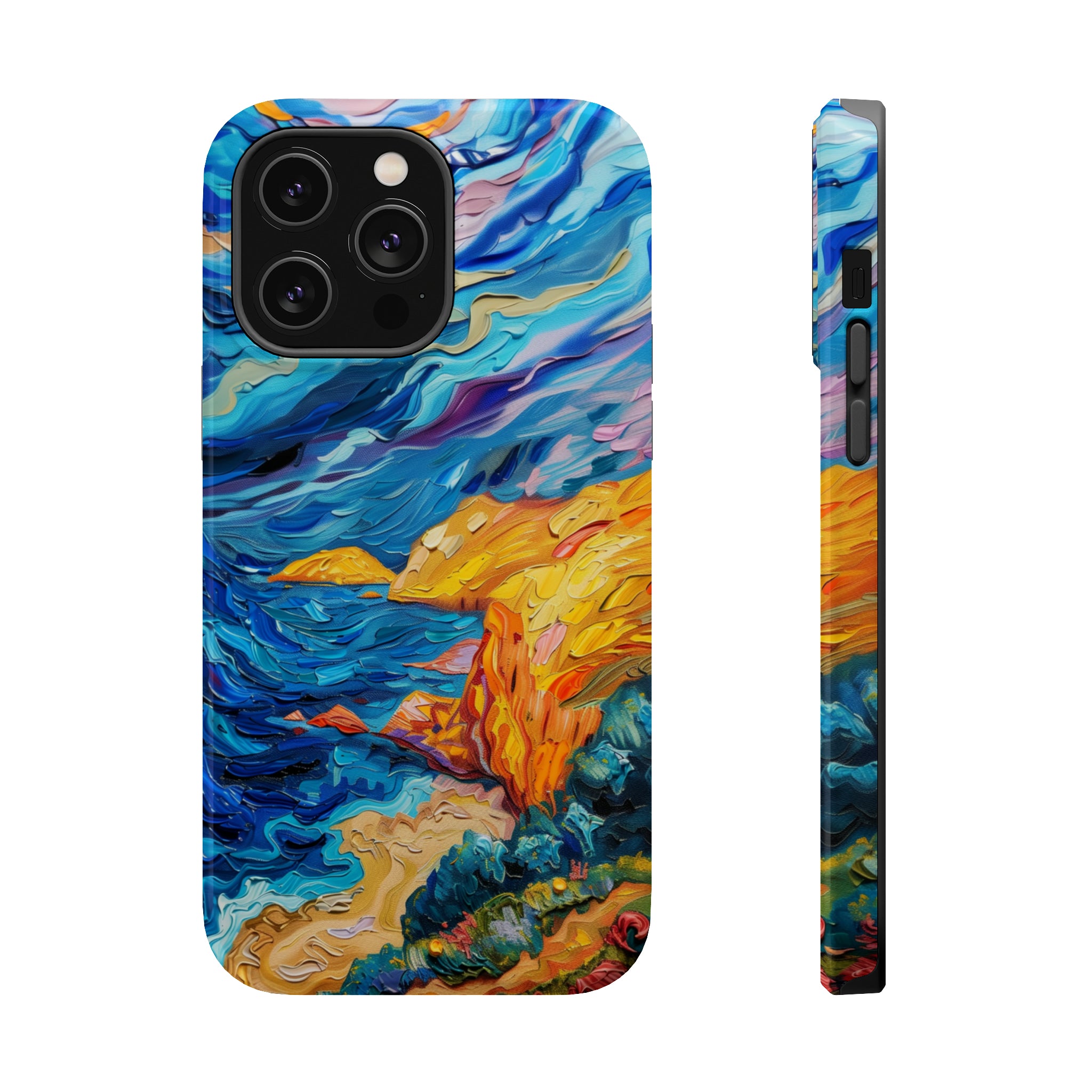 STIKISS™ Oil Paints Collection 01-011 Big Sur iPhone MagSafe Tough Case