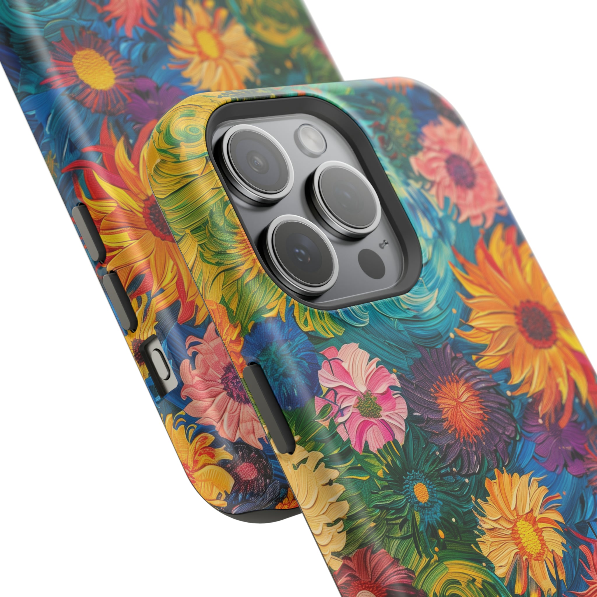 STIKISS™ Oil Paints Collection 01-001 Flowers iPhone MagSafe Tough Case