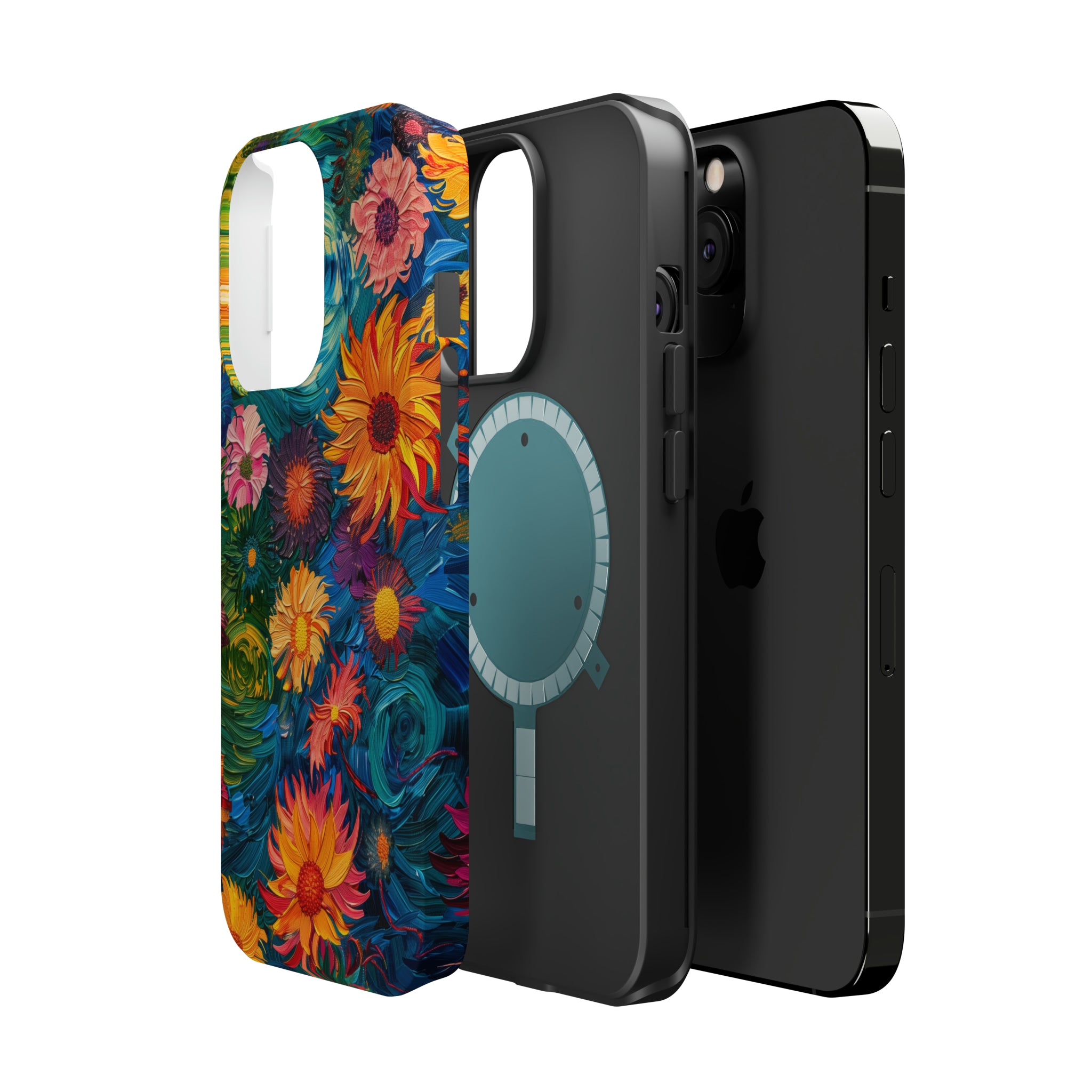 STIKISS™ Oil Paints Collection 01-001 Flowers iPhone MagSafe Tough Case