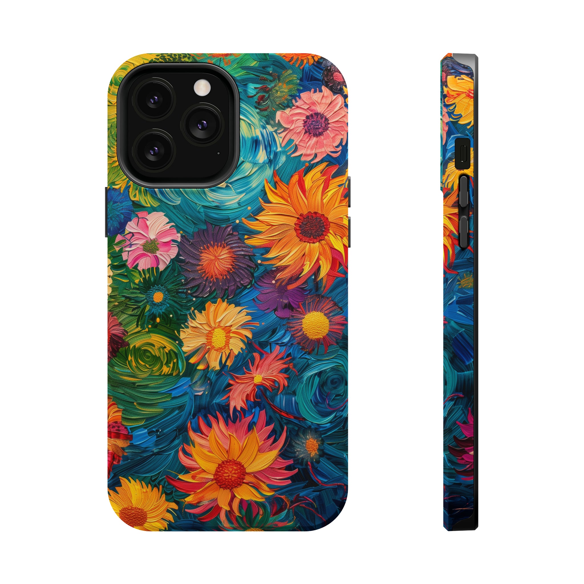 STIKISS™ Oil Paints Collection 01-001 Flowers iPhone MagSafe Tough Case