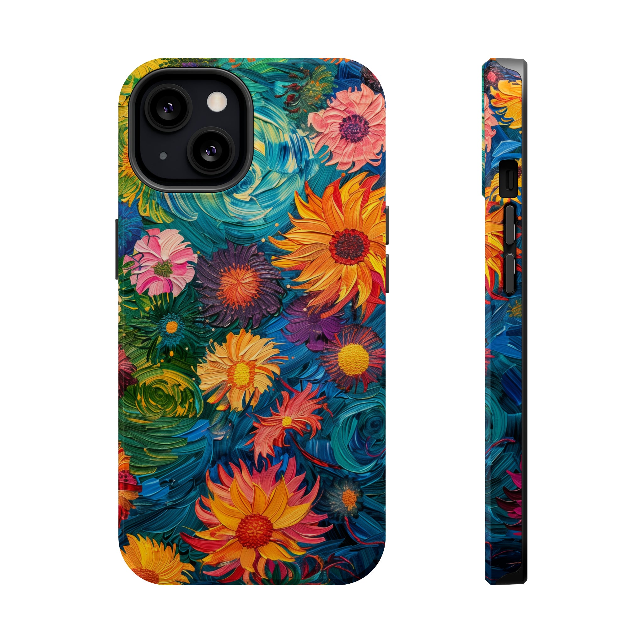 STIKISS™ Oil Paints Collection 01-001 Flowers iPhone MagSafe Tough Case