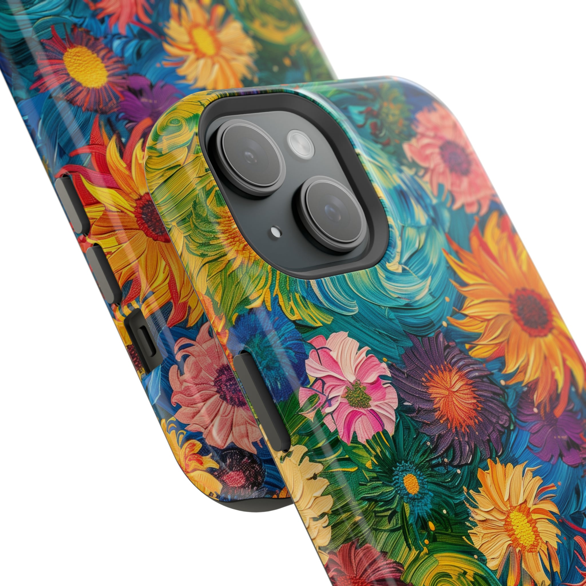 STIKISS™ Oil Paints Collection 01-001 Flowers iPhone MagSafe Tough Case