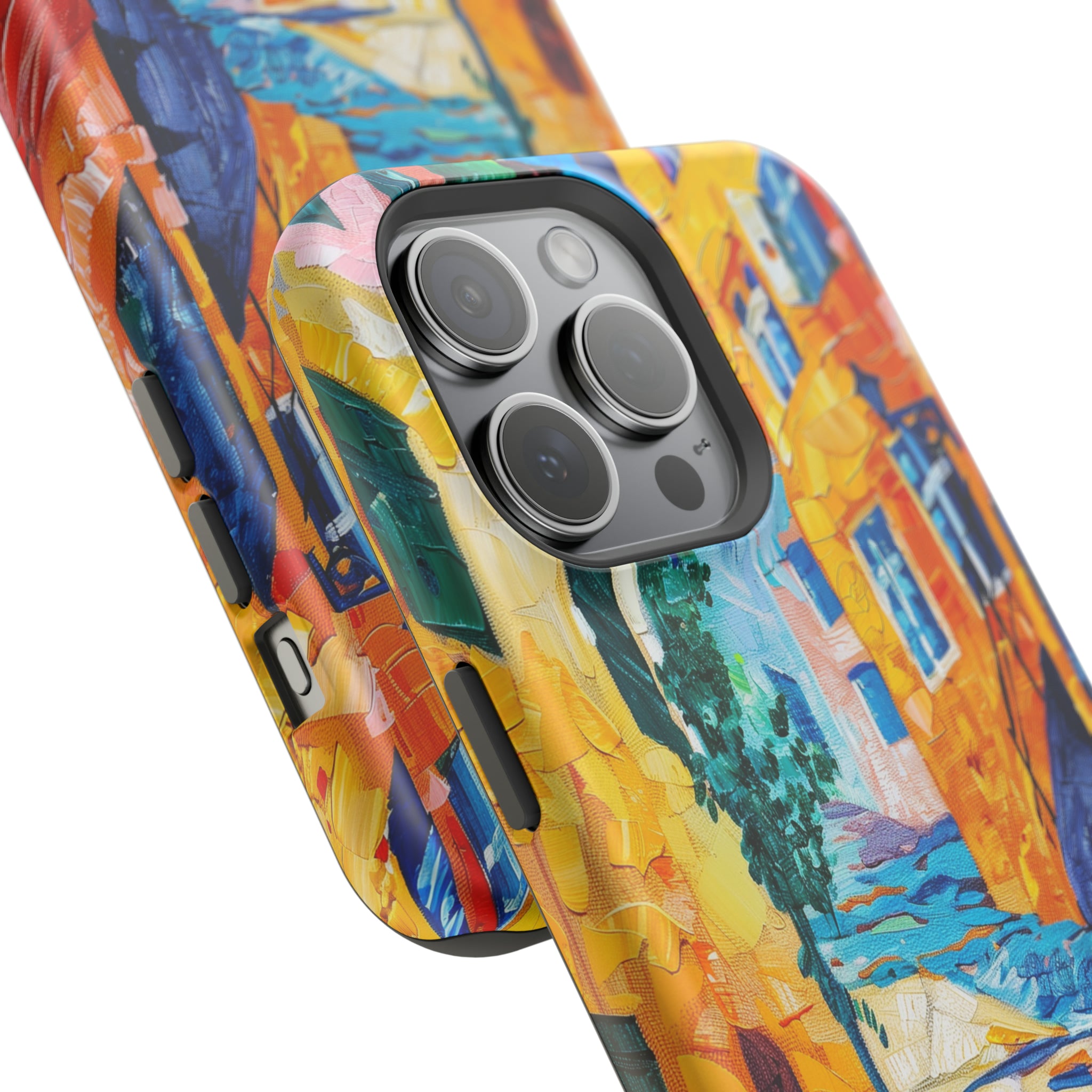 STIKISS™ Oil Paints Collection 01-014 Cozy Alleyway iPhone MagSafe Tough Case