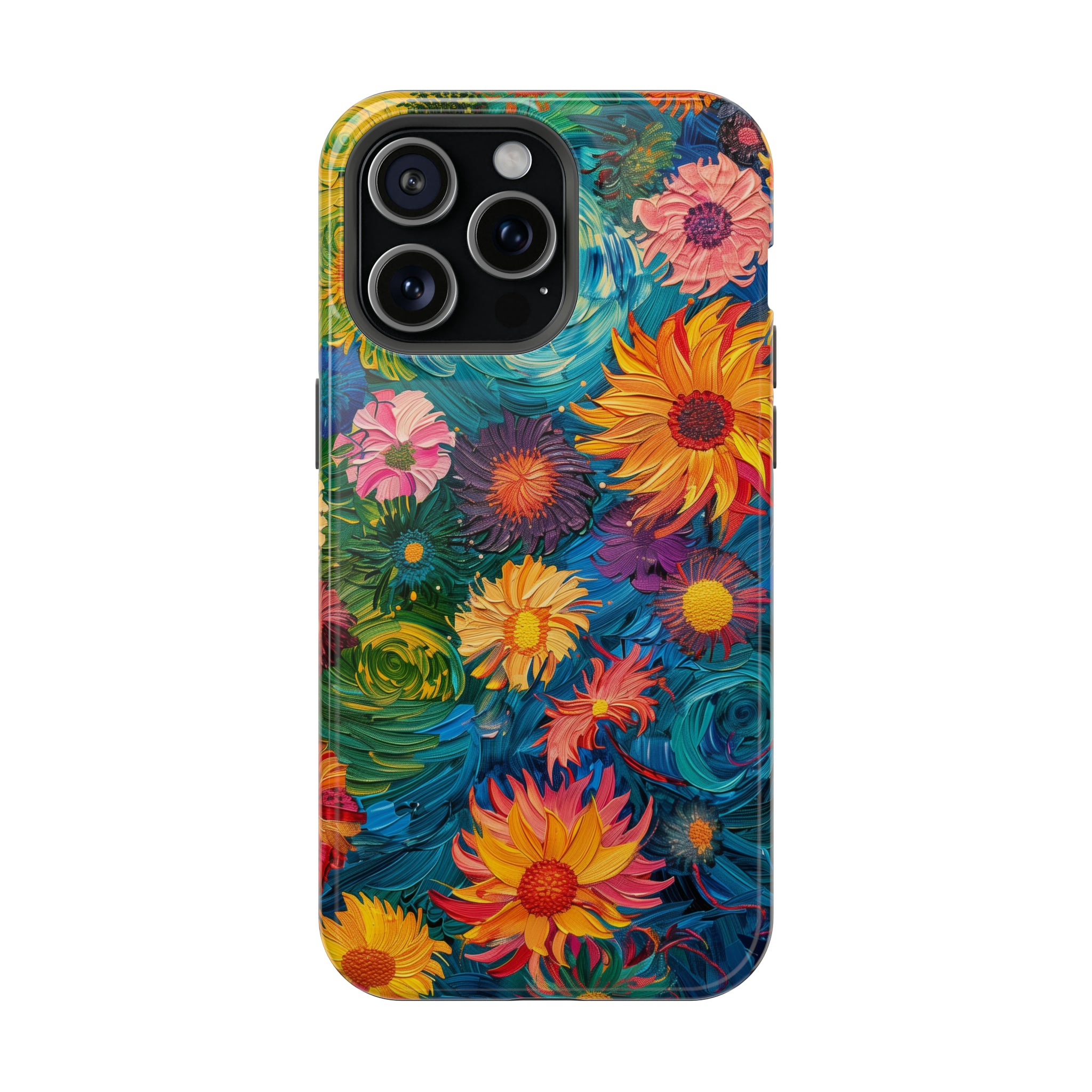 STIKISS™ Oil Paints Collection 01-001 Flowers iPhone MagSafe Tough Case