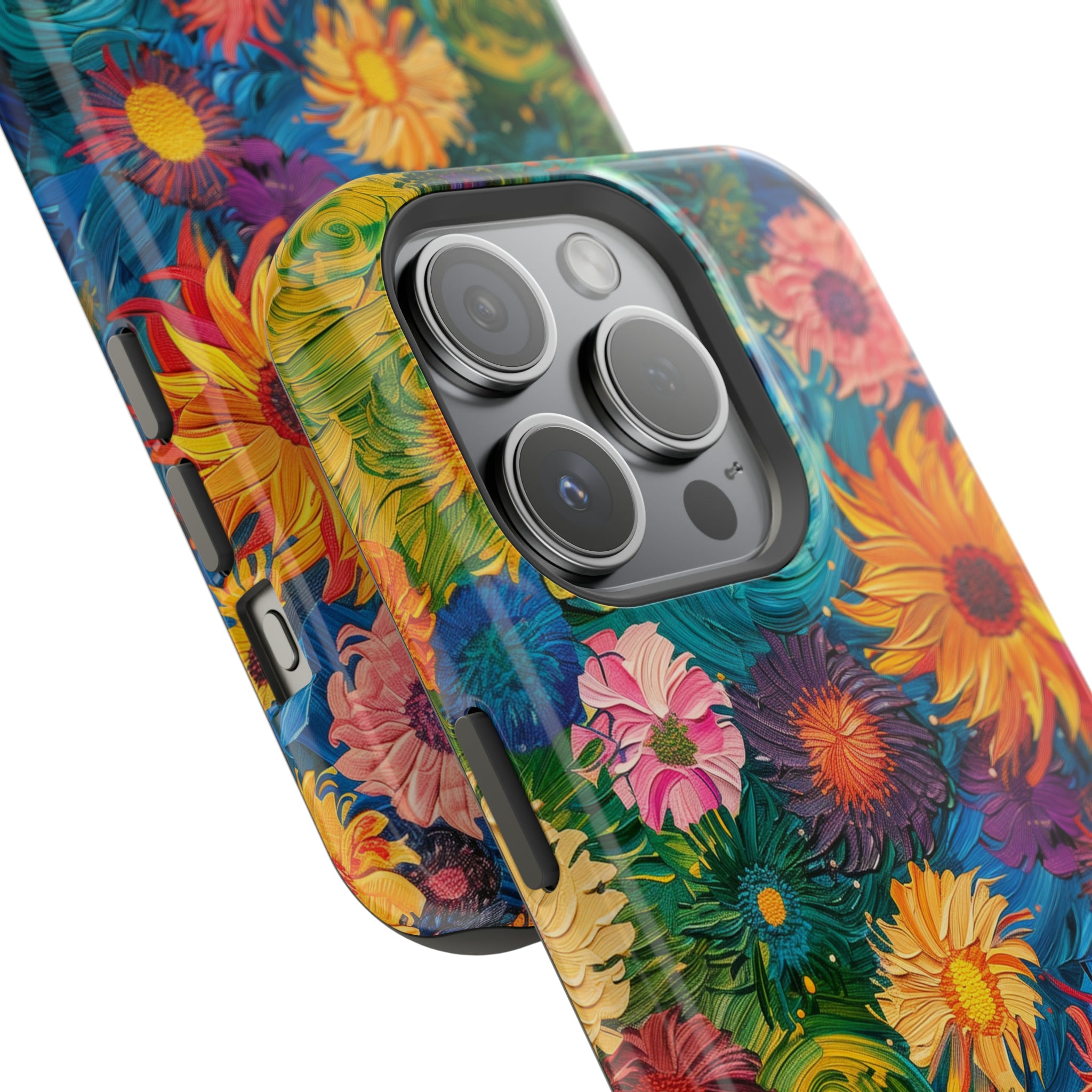 STIKISS™ Oil Paints Collection 01-001 Flowers iPhone MagSafe Tough Case