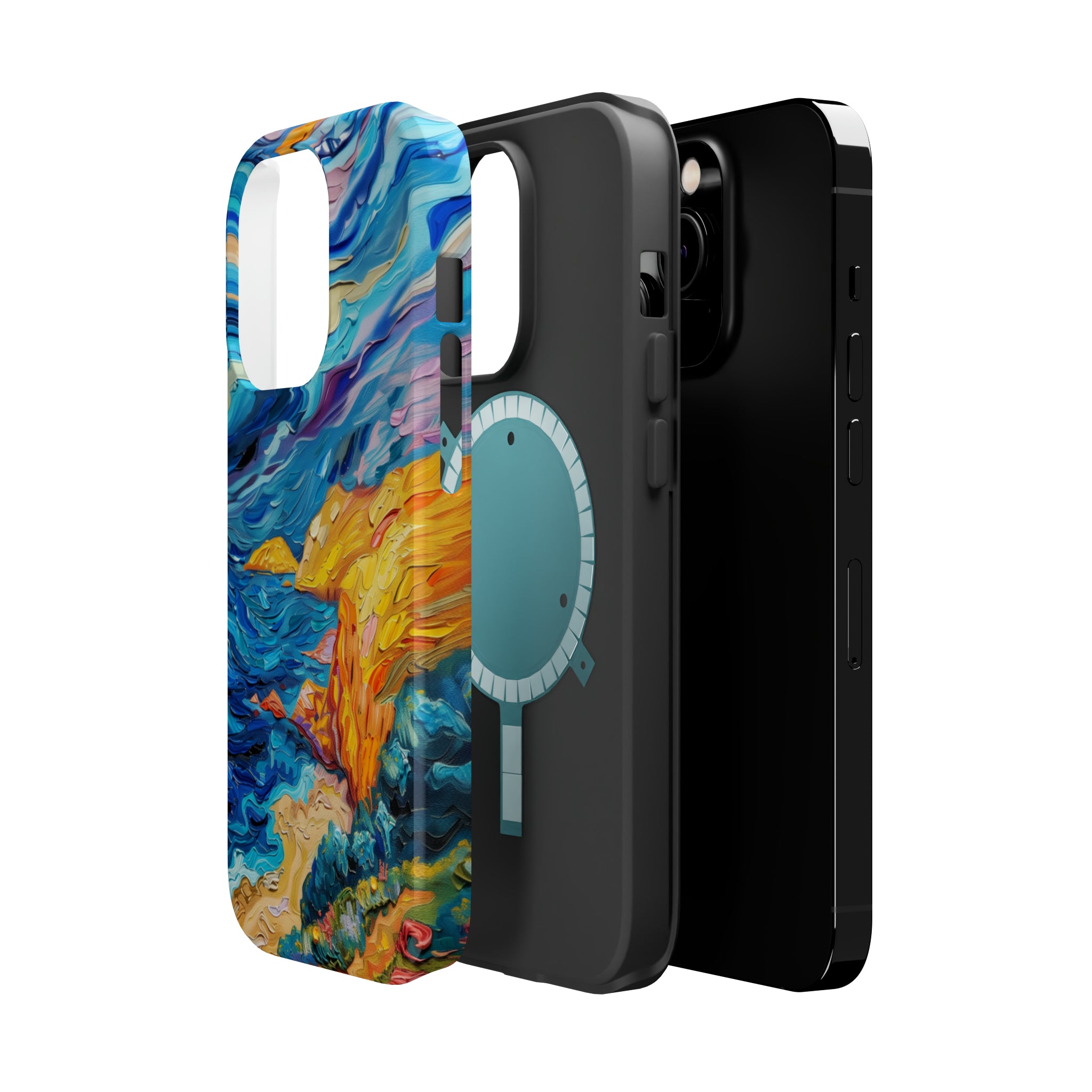 STIKISS™ Oil Paints Collection 01-011 Big Sur iPhone MagSafe Tough Case