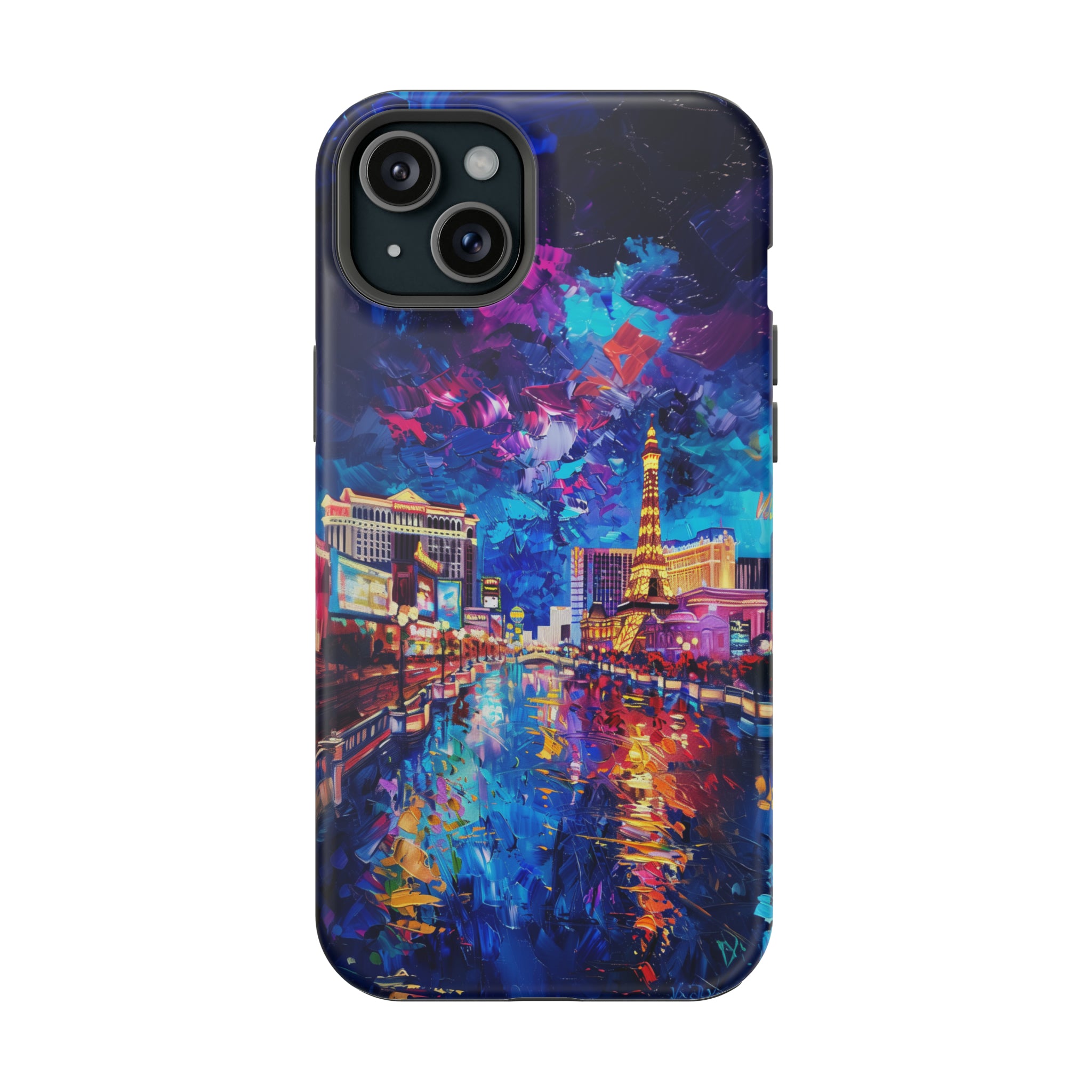 STIKISS™ Oil Paints Collection 01-012 Las Vegas iPhone MagSafe Tough Case