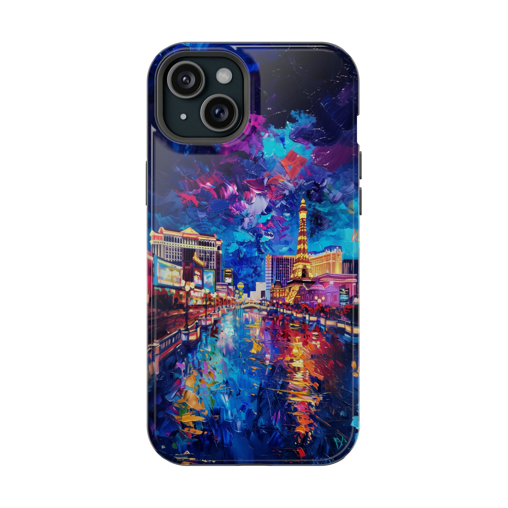 STIKISS™ Oil Paints Collection 01-012 Las Vegas iPhone MagSafe Tough Case