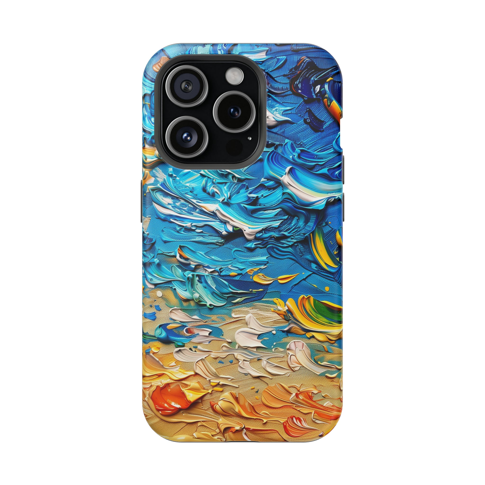 STIKISS™ Oil Paints Collection 01-008 Beach iPhone MagSafe Tough Case