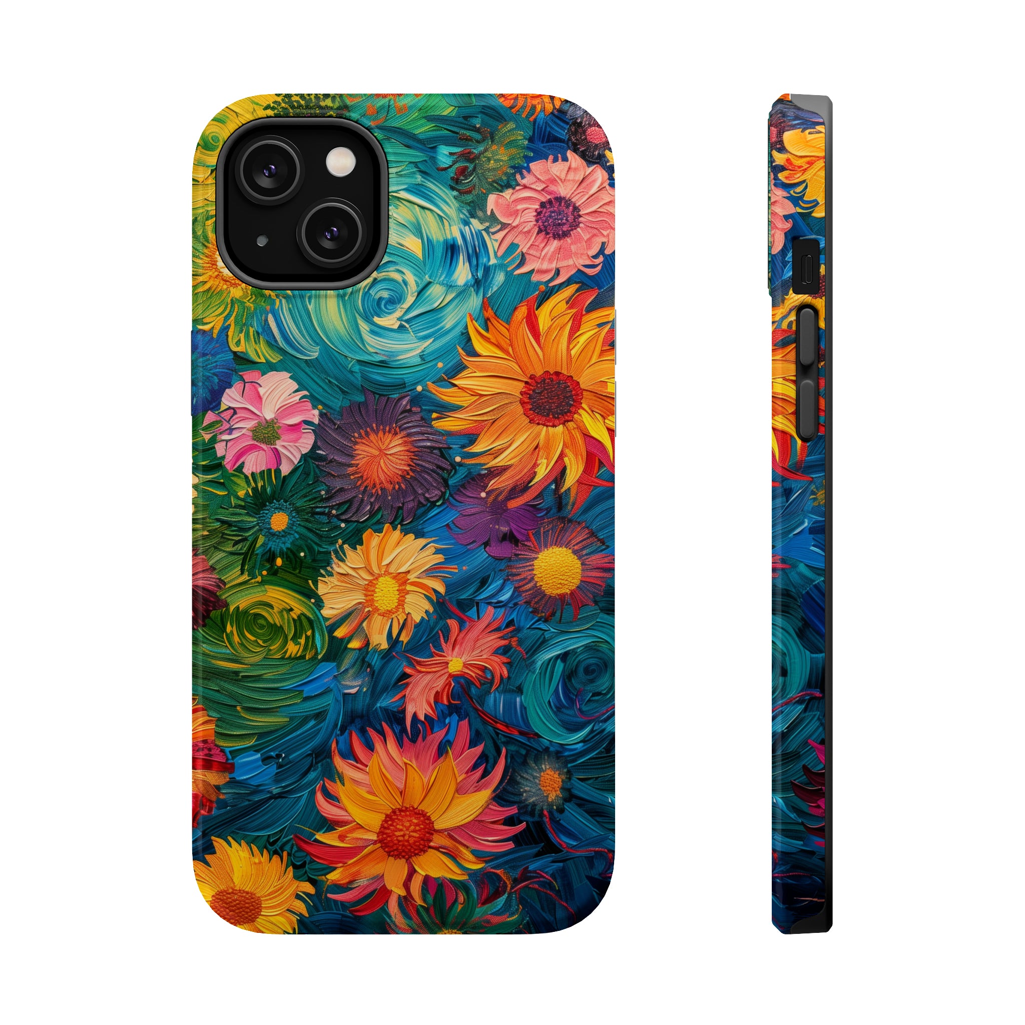 STIKISS™ Oil Paints Collection 01-001 Flowers iPhone MagSafe Tough Case