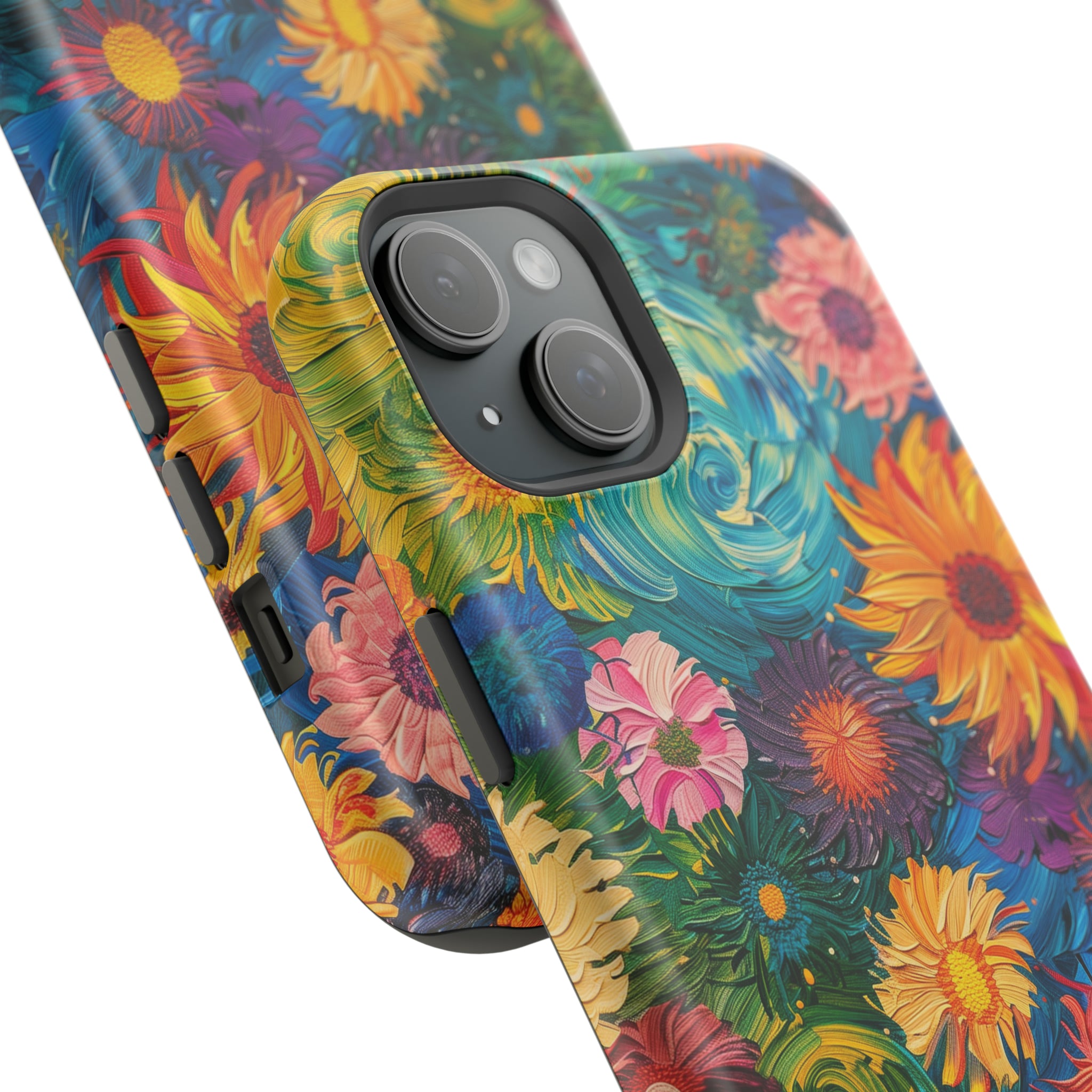 STIKISS™ Oil Paints Collection 01-001 Flowers iPhone MagSafe Tough Case