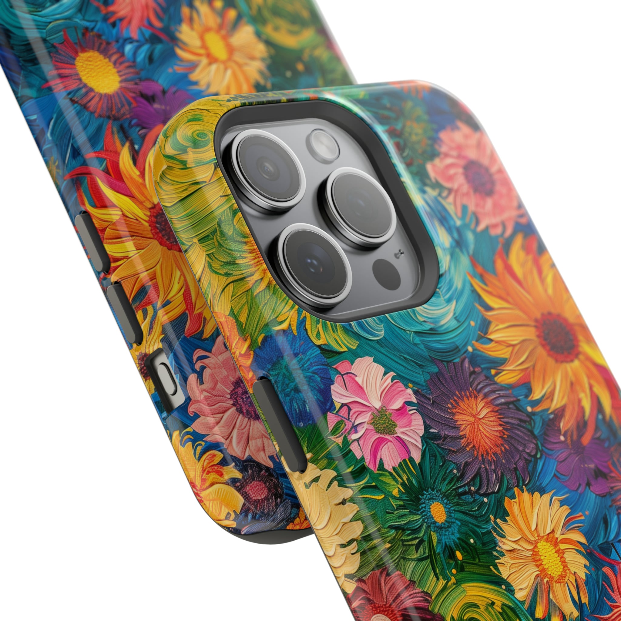 STIKISS™ Oil Paints Collection 01-001 Flowers iPhone MagSafe Tough Case