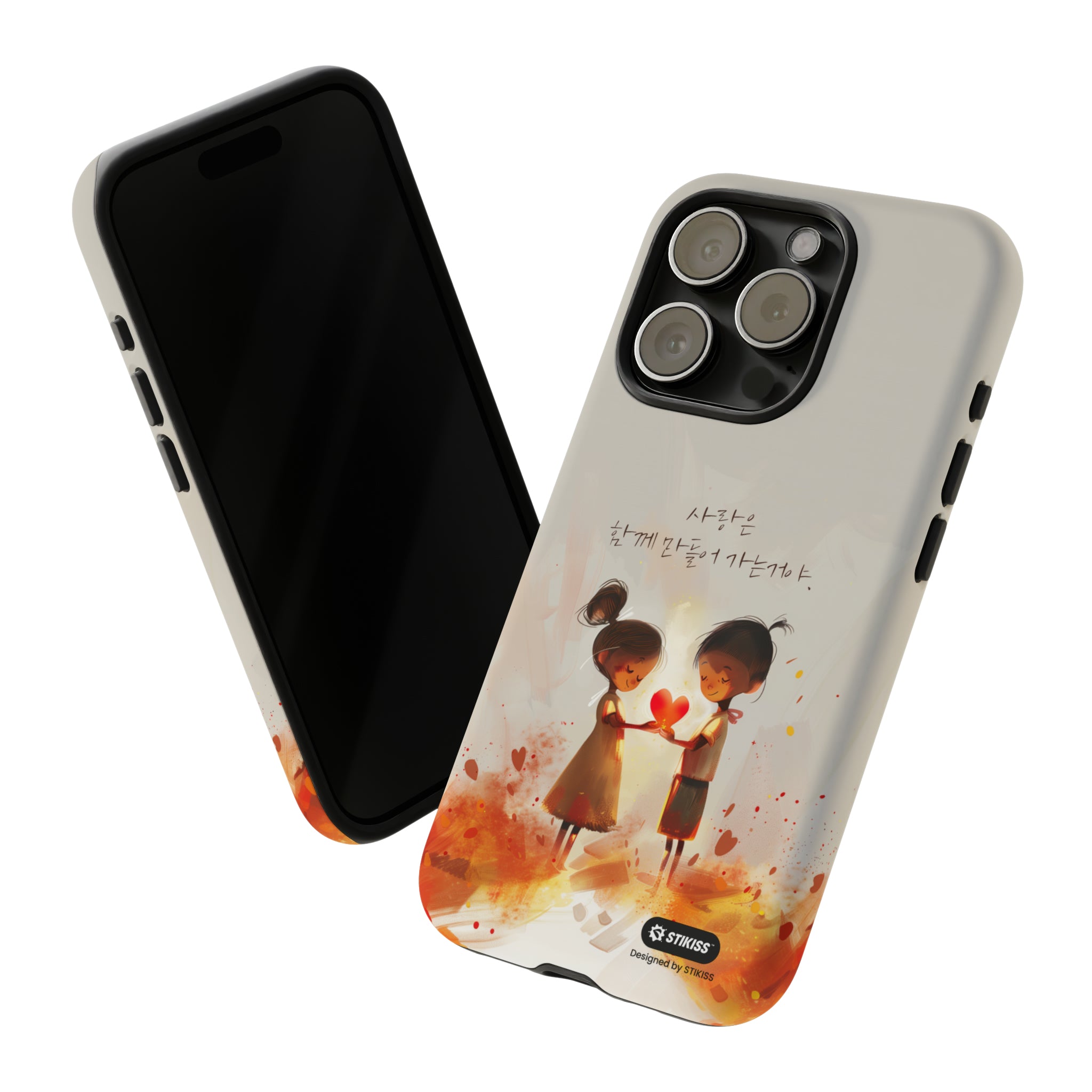 STIKISS™ Exploring Love Collection 009 - Create together Tough iPhone Cases